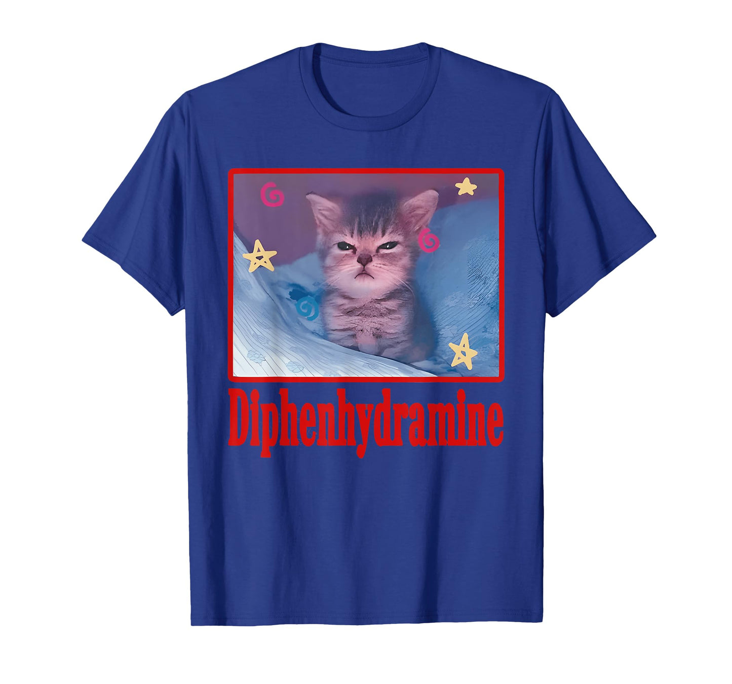 Meme Diphenhydramine Cat Cute Cat Sleep T-Shirt