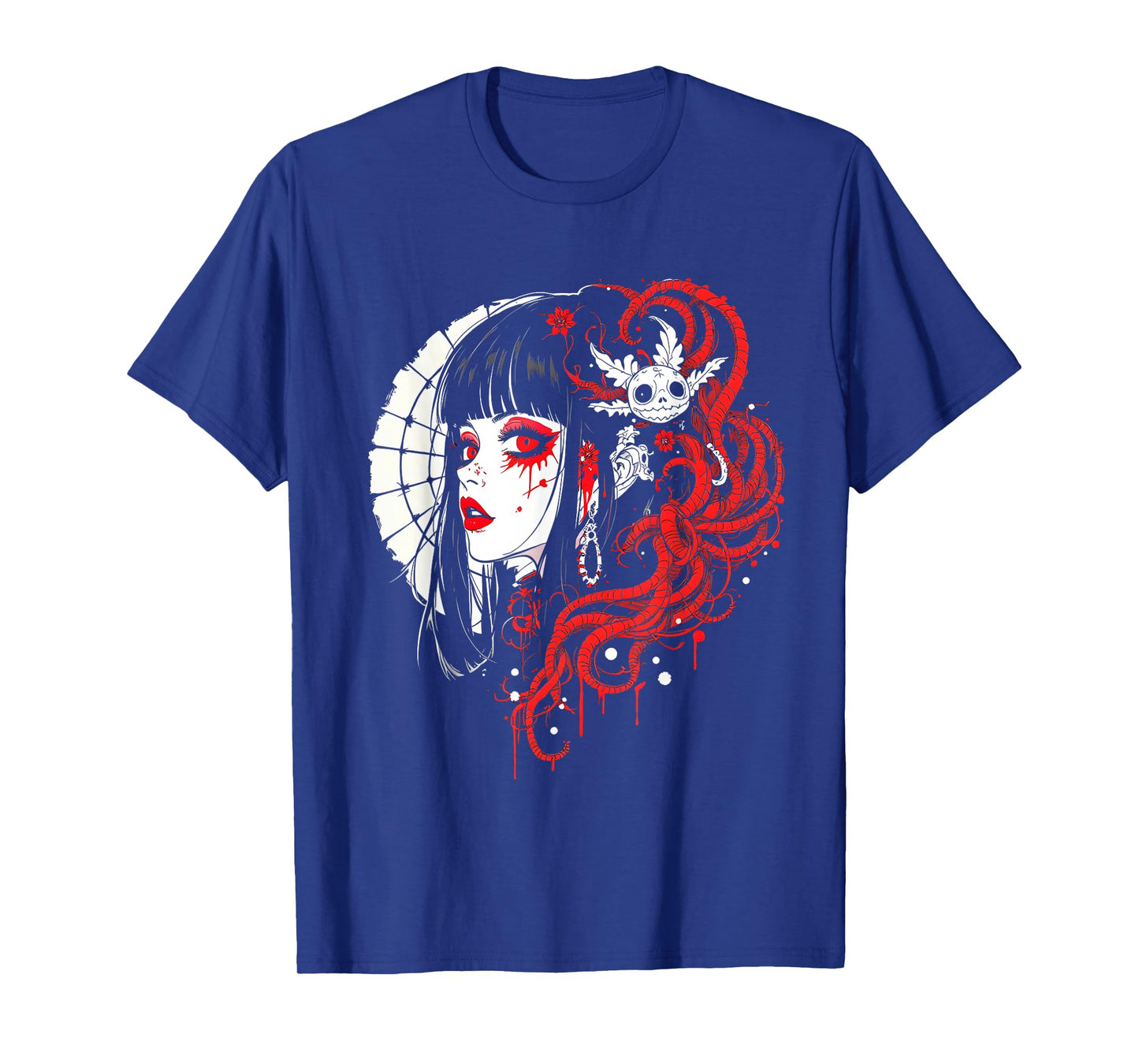 Horror Anime Manga Tee I Gothic Outfit I Japanese Chibi Girl T-Shirt