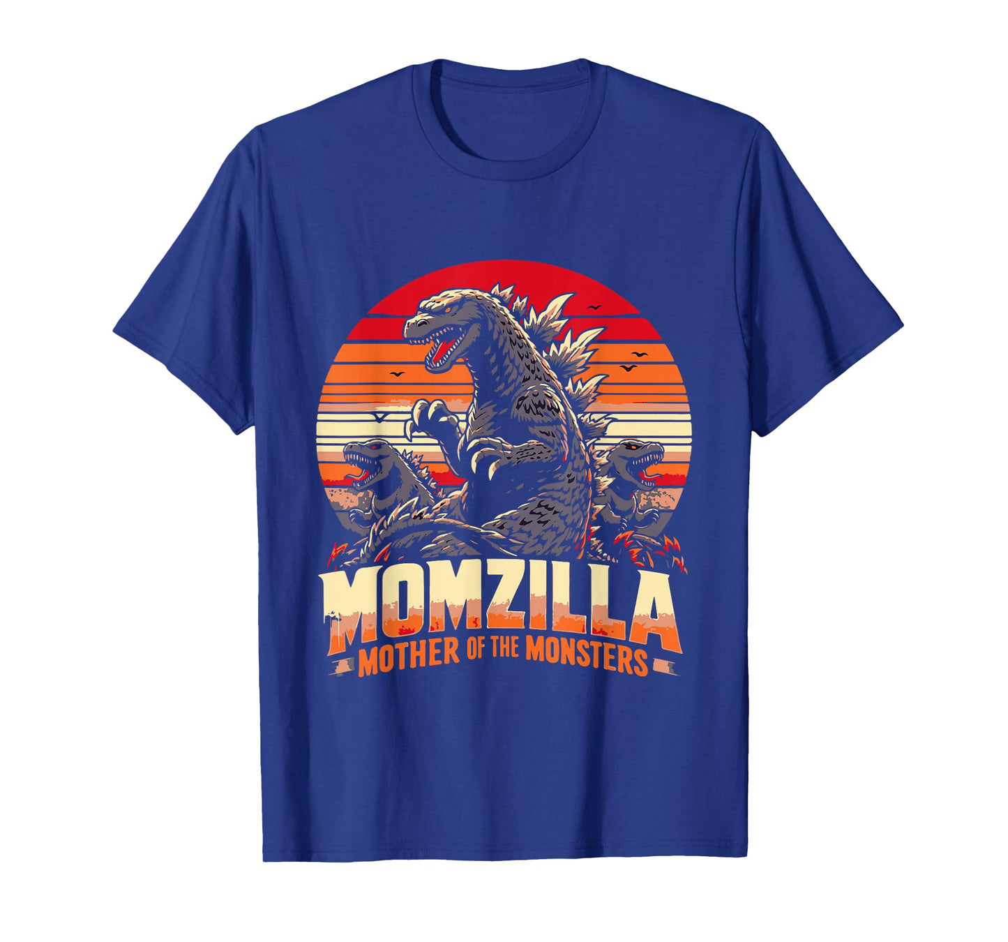 funny Momzilla Mother Of Monsters Retro birthday Mothers day T-Shirt