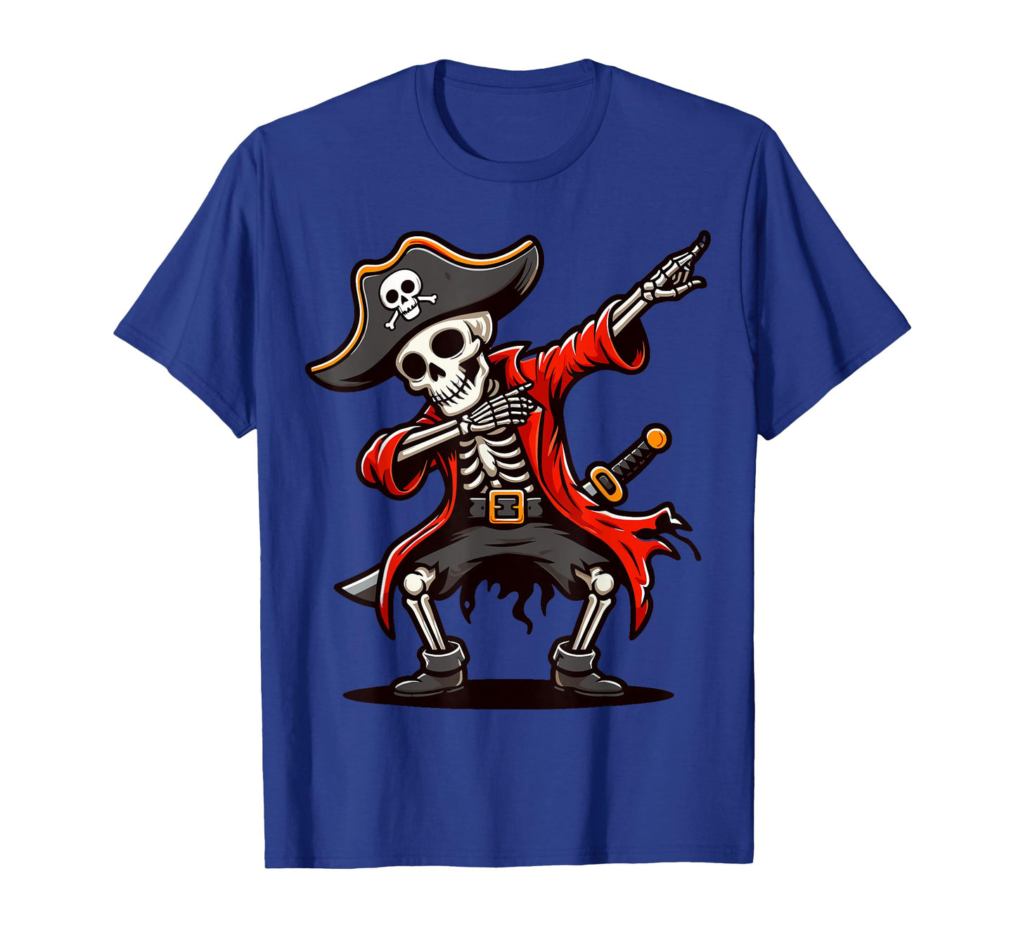 Dabbing Skeleton Pirate T-Shirt