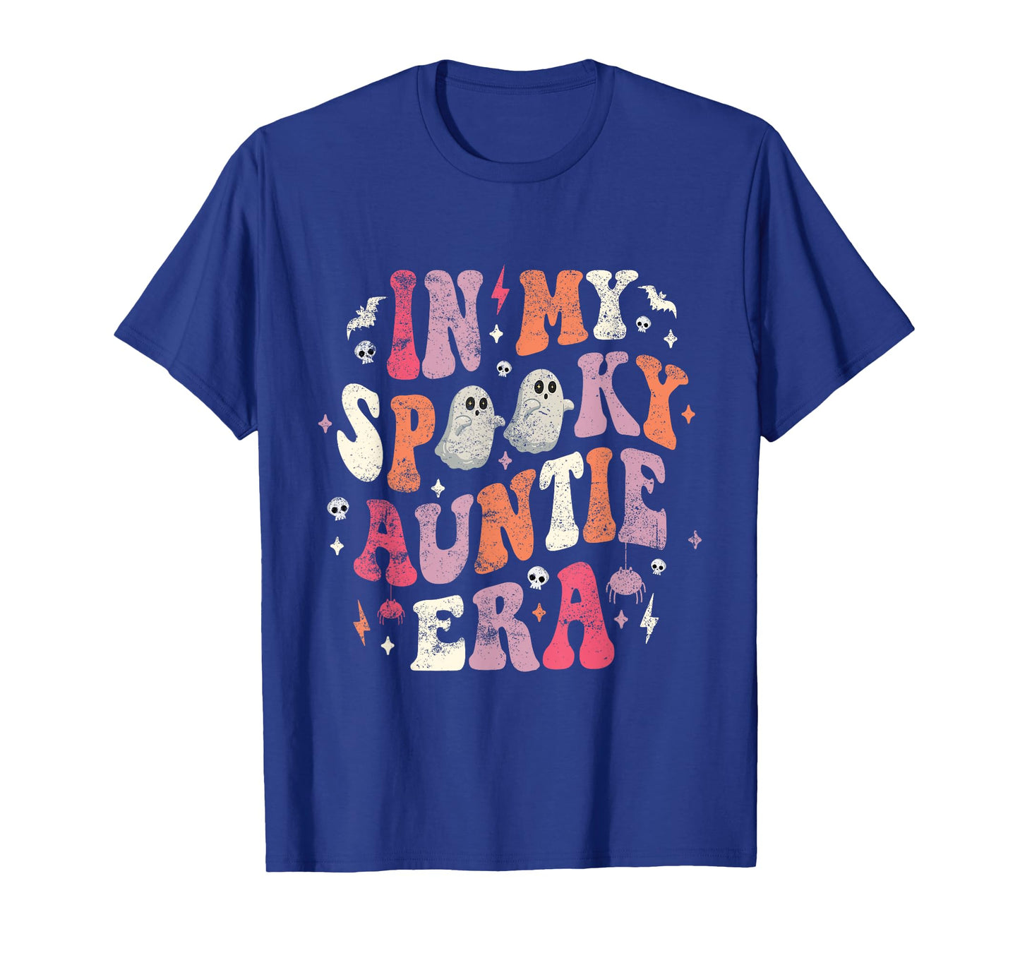In My Spooky Auntie Era Funny Ghost Auntie Halloween T-Shirt