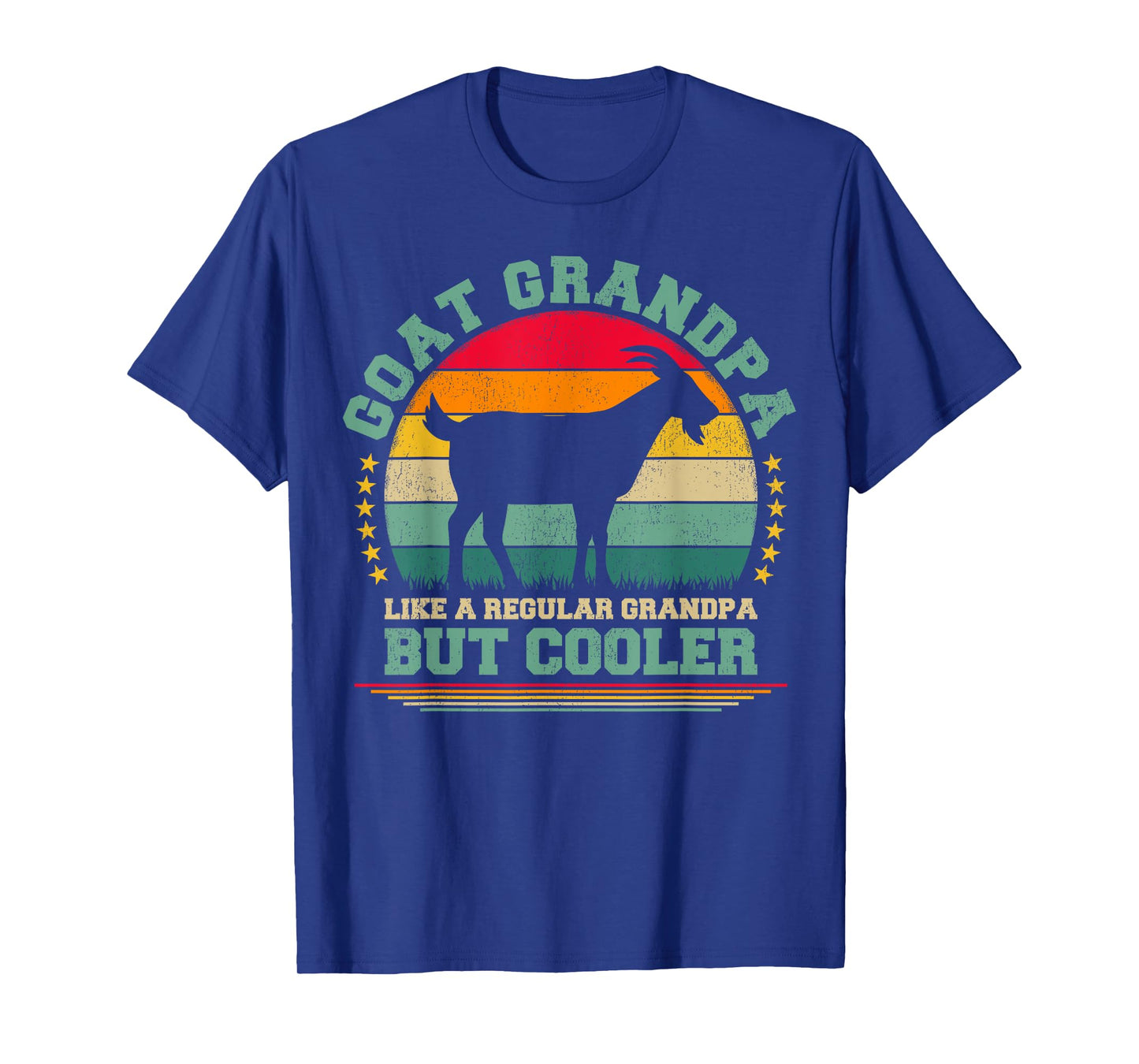 Goat Grandpa Like A Regular Grandpa Father's Day T-Shirt