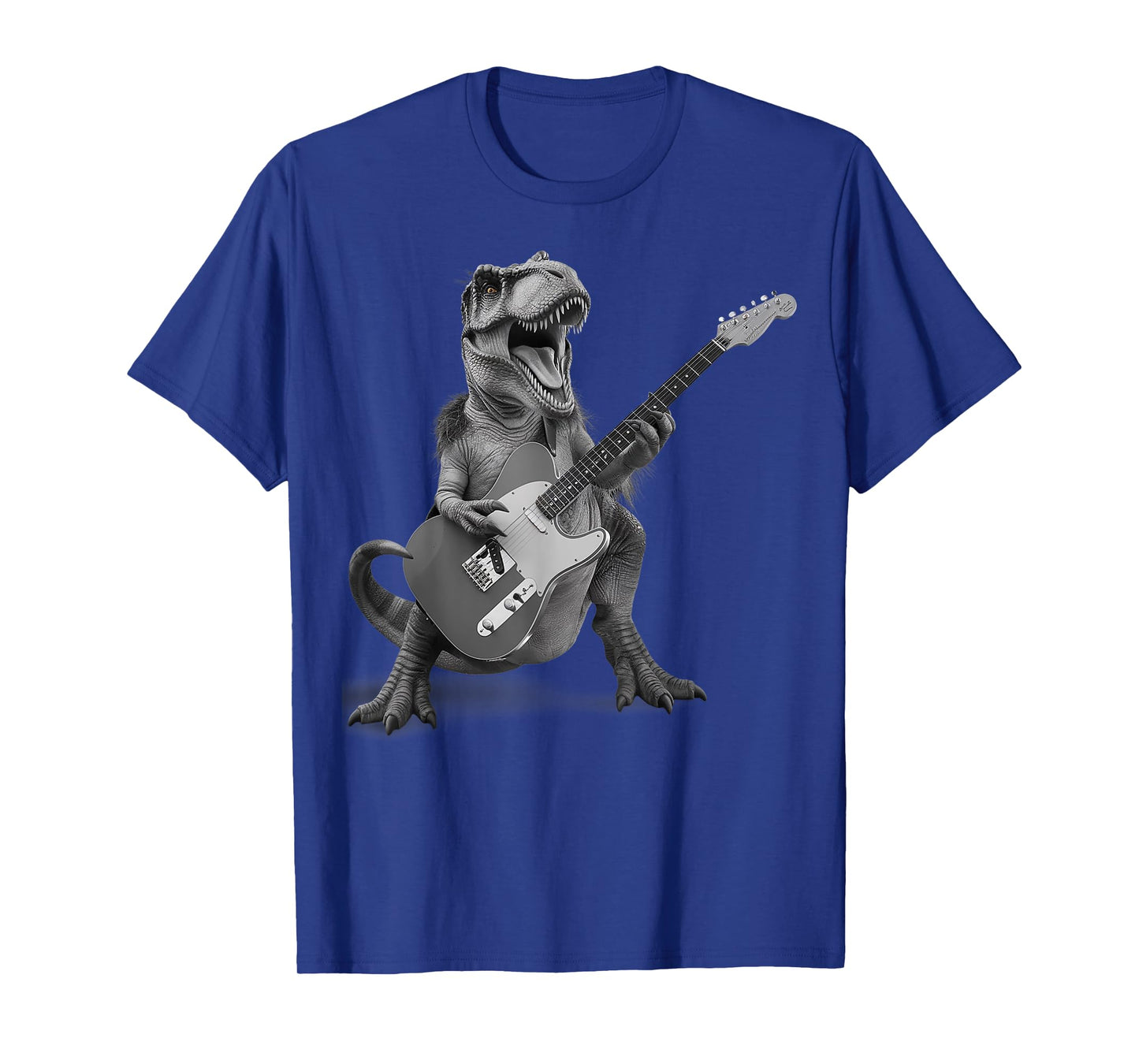 T Rex Playing Guitar Rock and Roll Dino Gifts Men Women Kid T-Shirt