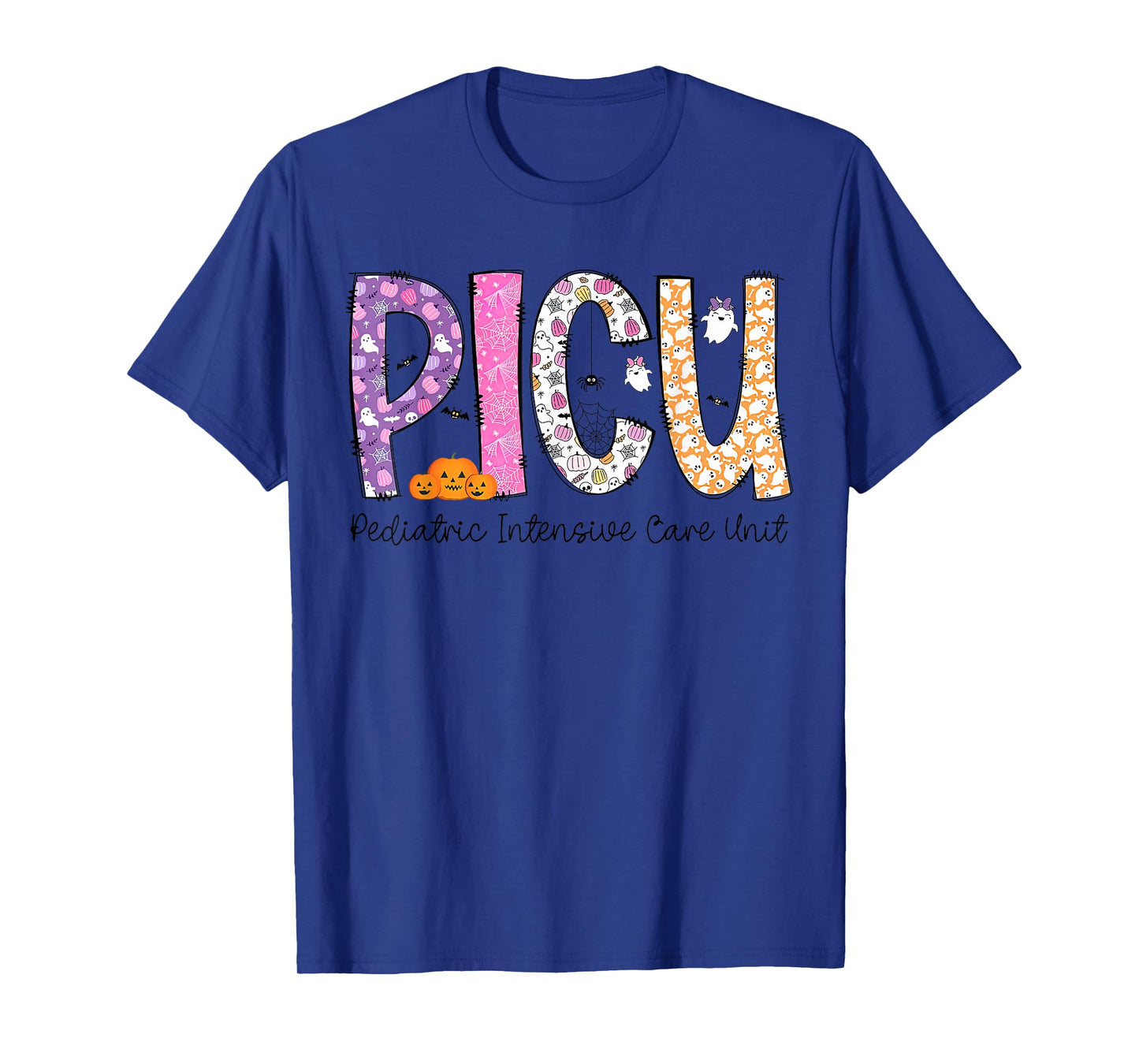 PICU Nurse Halloween Pediatric Intensive Care Unit RN Spooky T-Shirt
