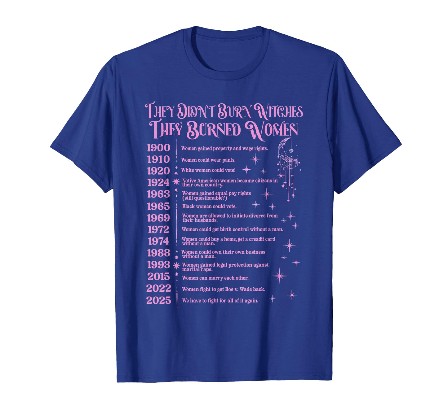 Witch Halloween They Didn't Burn Witches They Burned Women T-Shirt