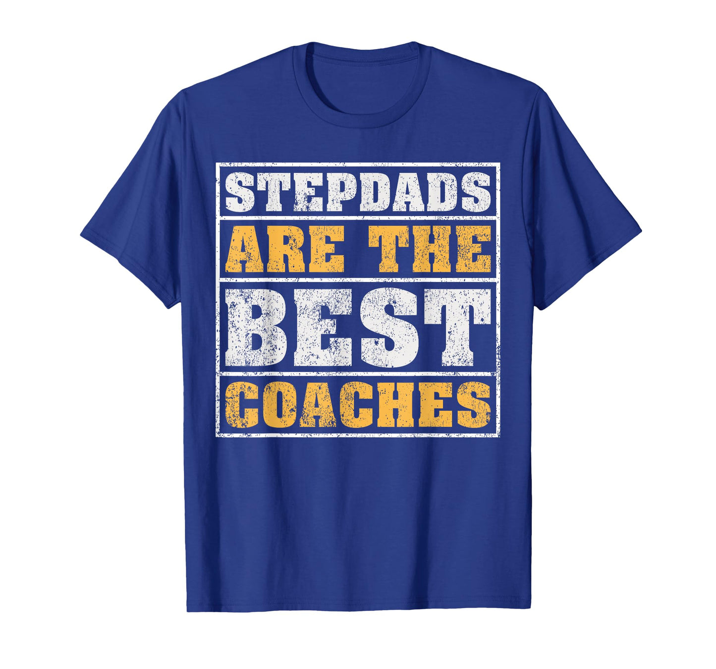 Vintage Stepdad Are The Best Coaches Stepdad Father's Day T-Shirt