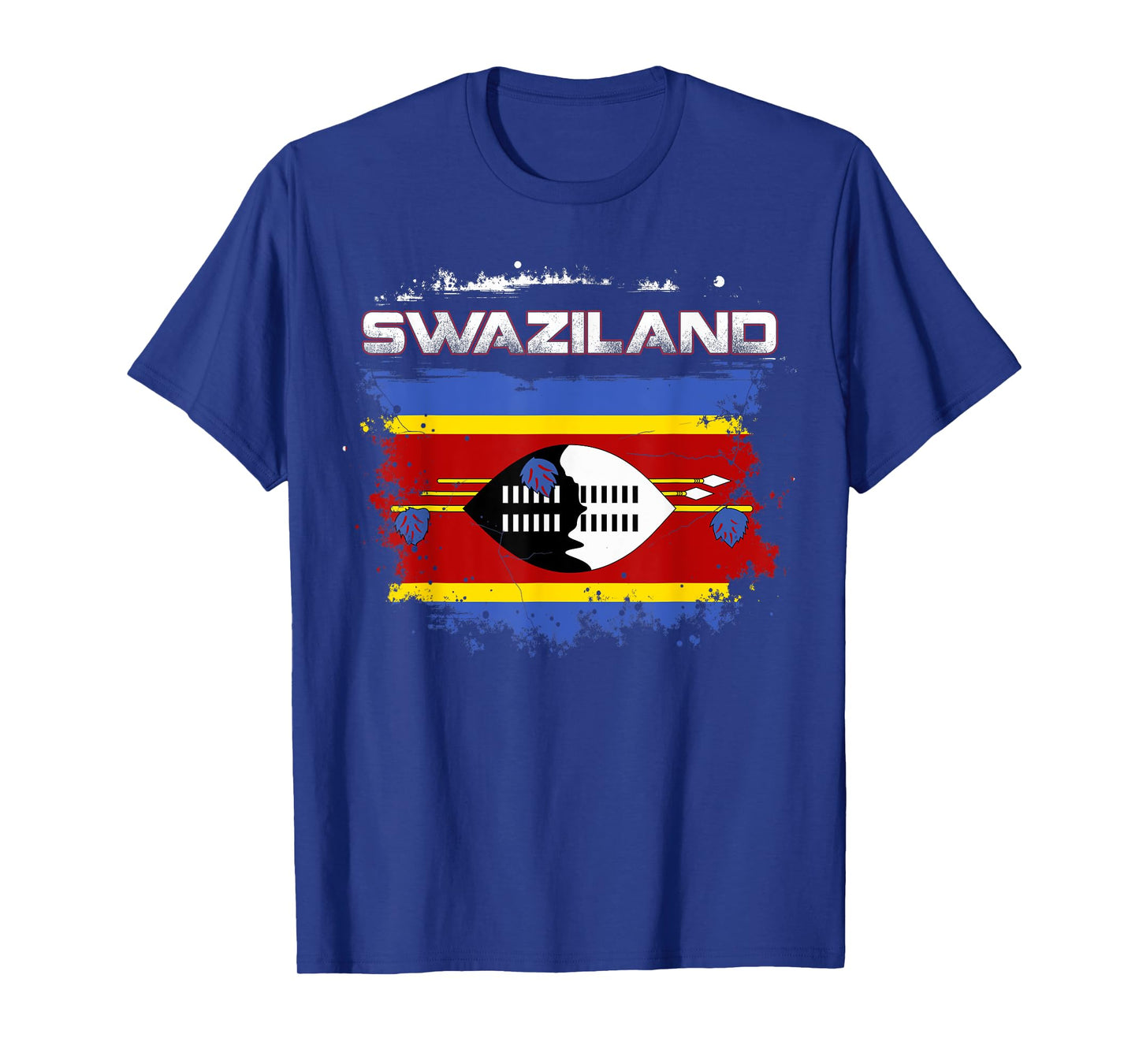 Vintage Patriotic Swazi Flag Swaziland T-Shirt