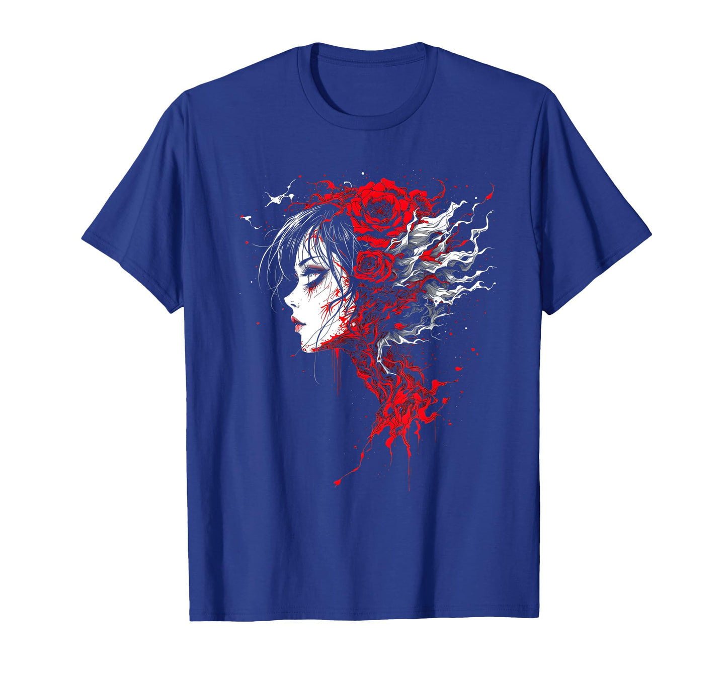 Horror Anime Manga Tee I Gothic Outfit I Japanese Chibi Girl T-Shirt