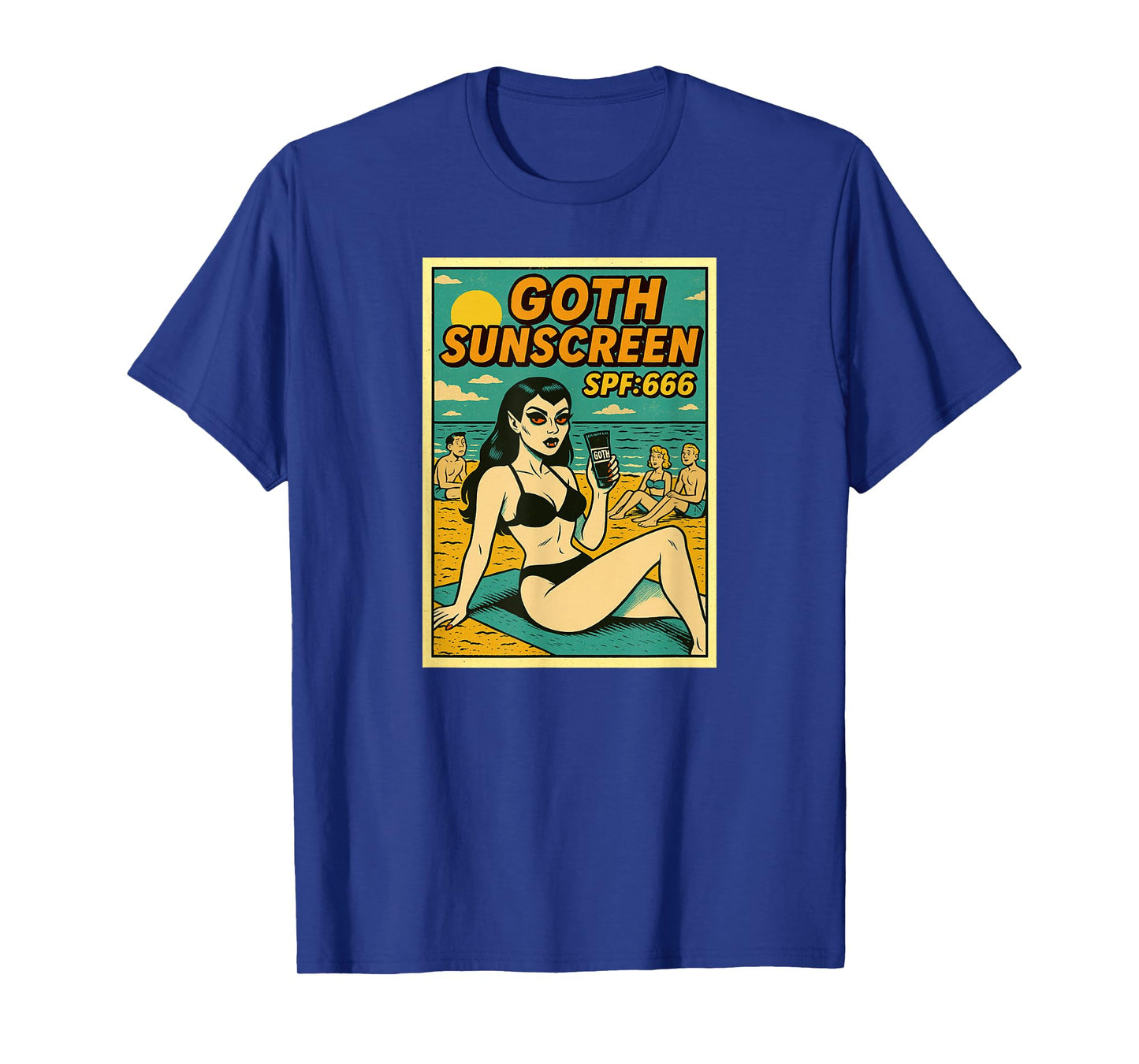 Vampire Goth Summer Sunscreen SPF 666 T-Shirt
