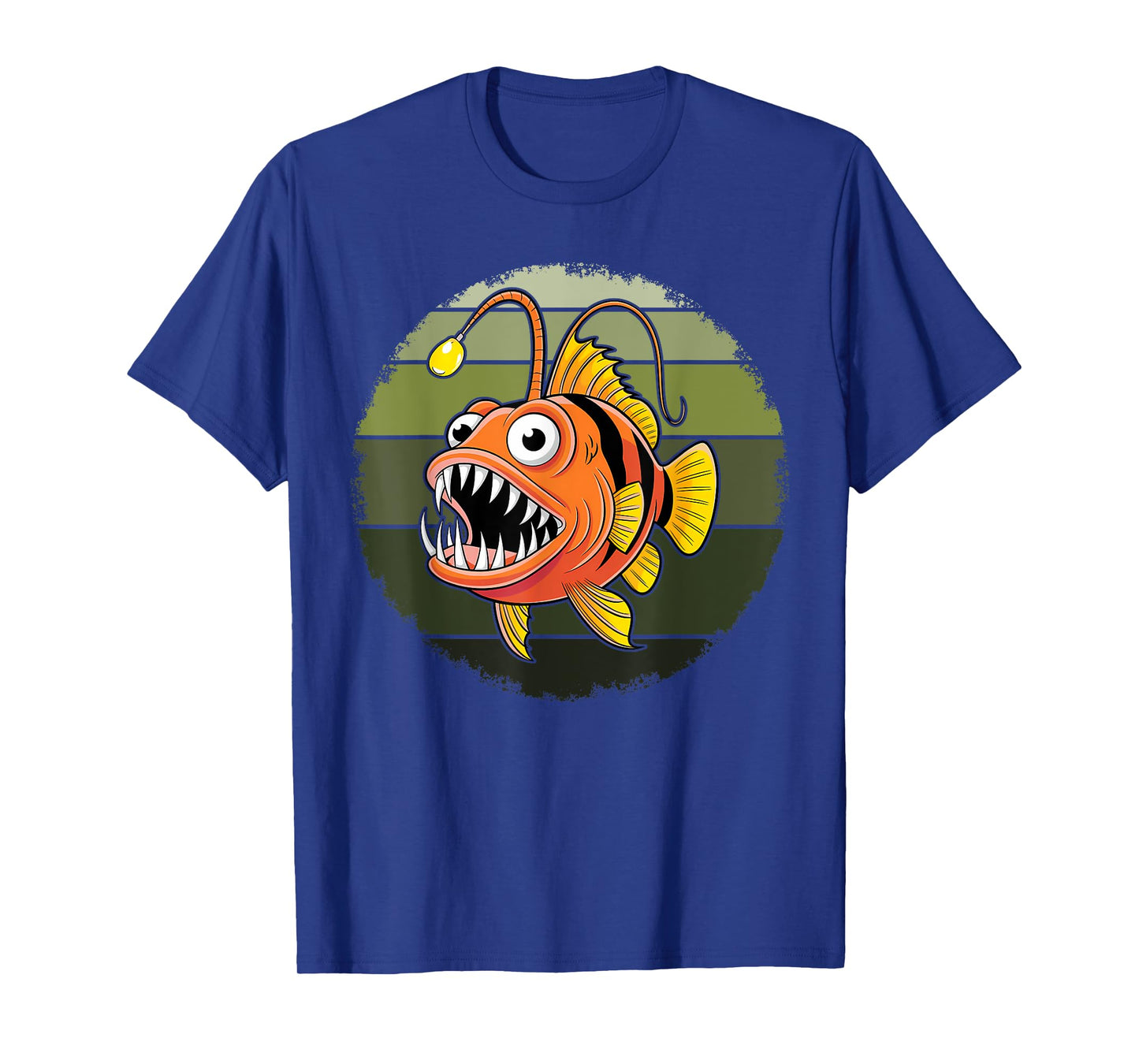 Anglerfish Deep Sea Creatures Angler Fish Sea Monster T-Shirt