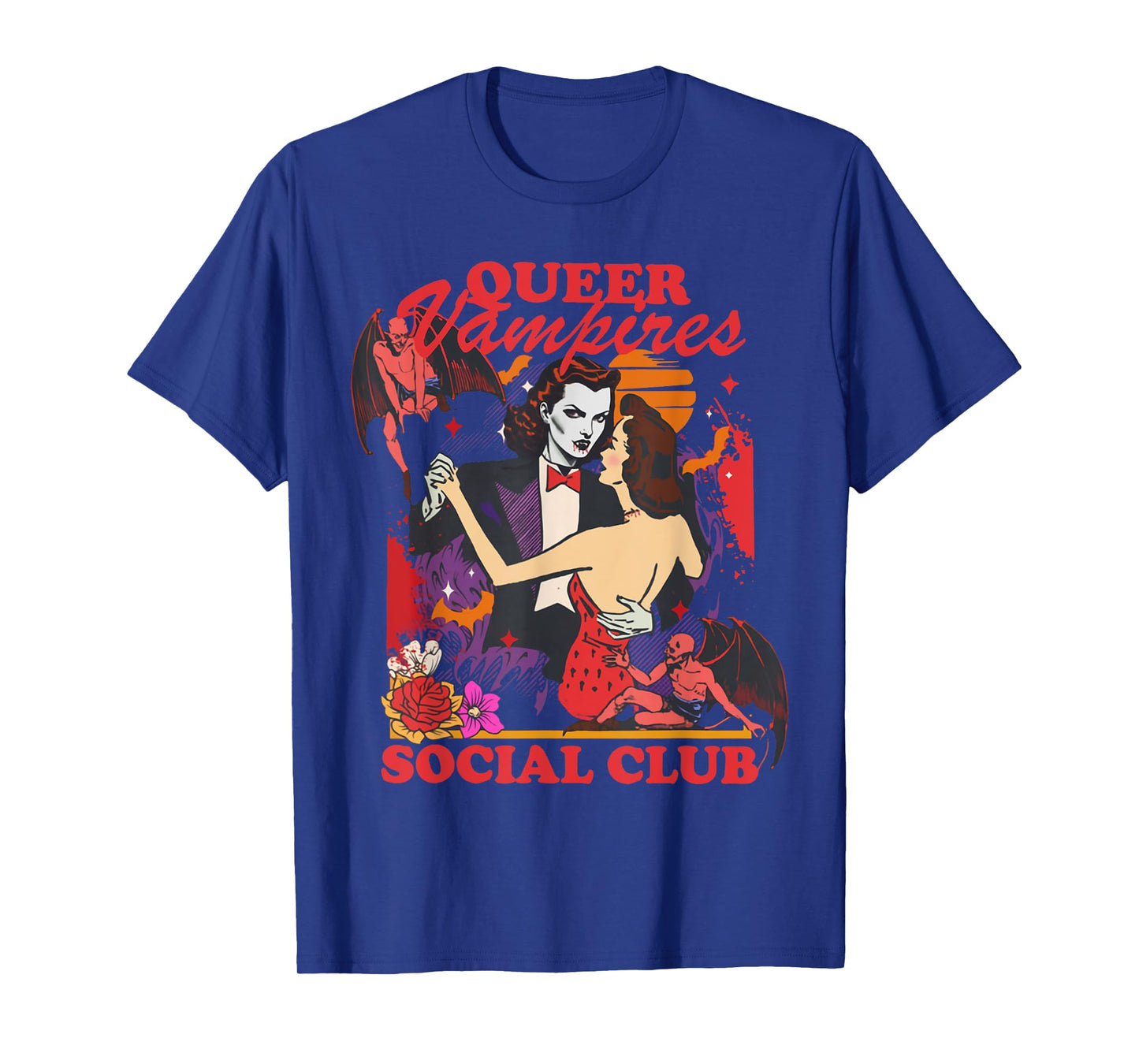 Queer Vampires Gay Lesbian Bisexua Trans Girl Halloween T-Shirt