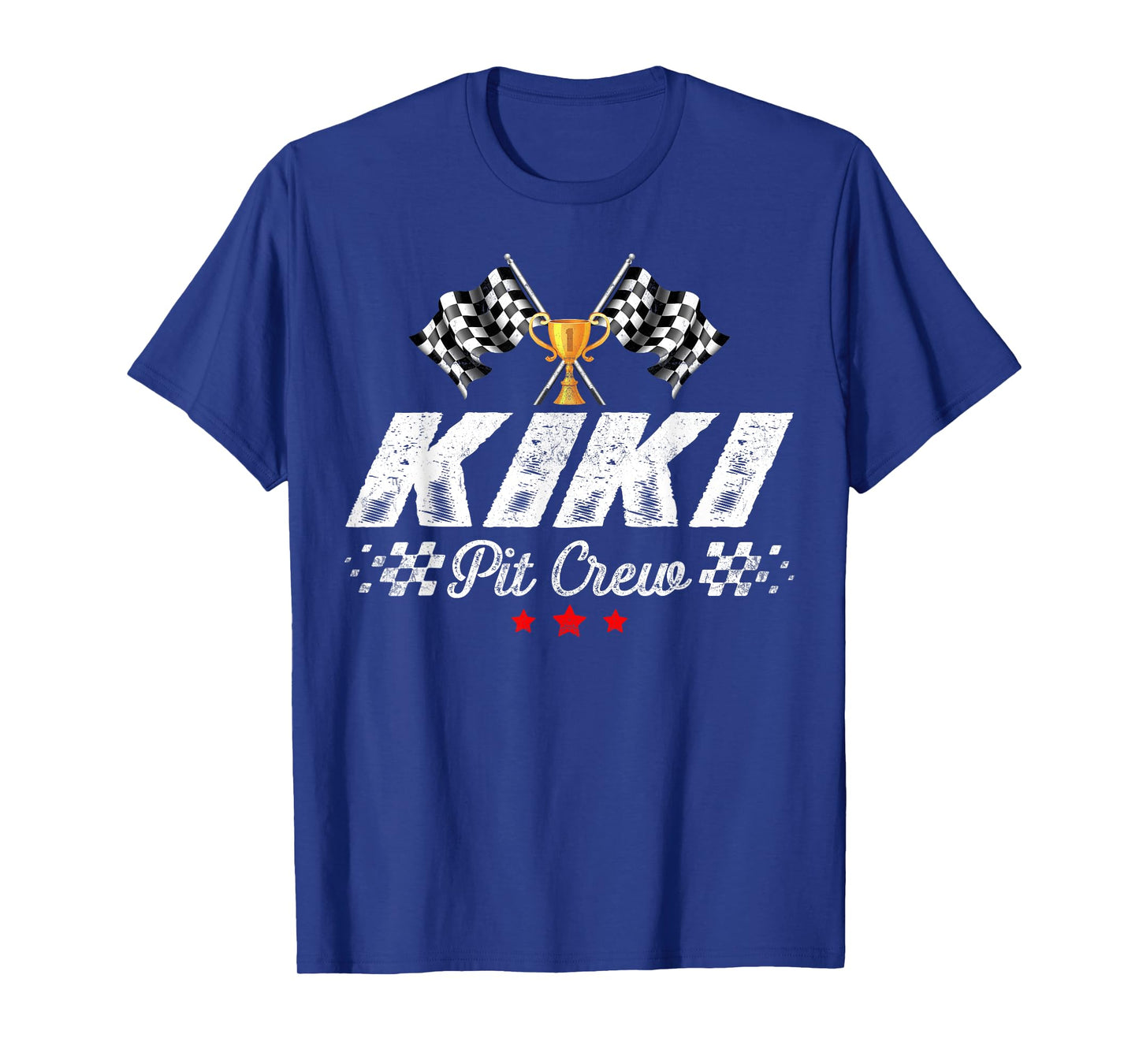 Kiki Pit Crew Race Car Racing Birthday Party Matching T-Shirt