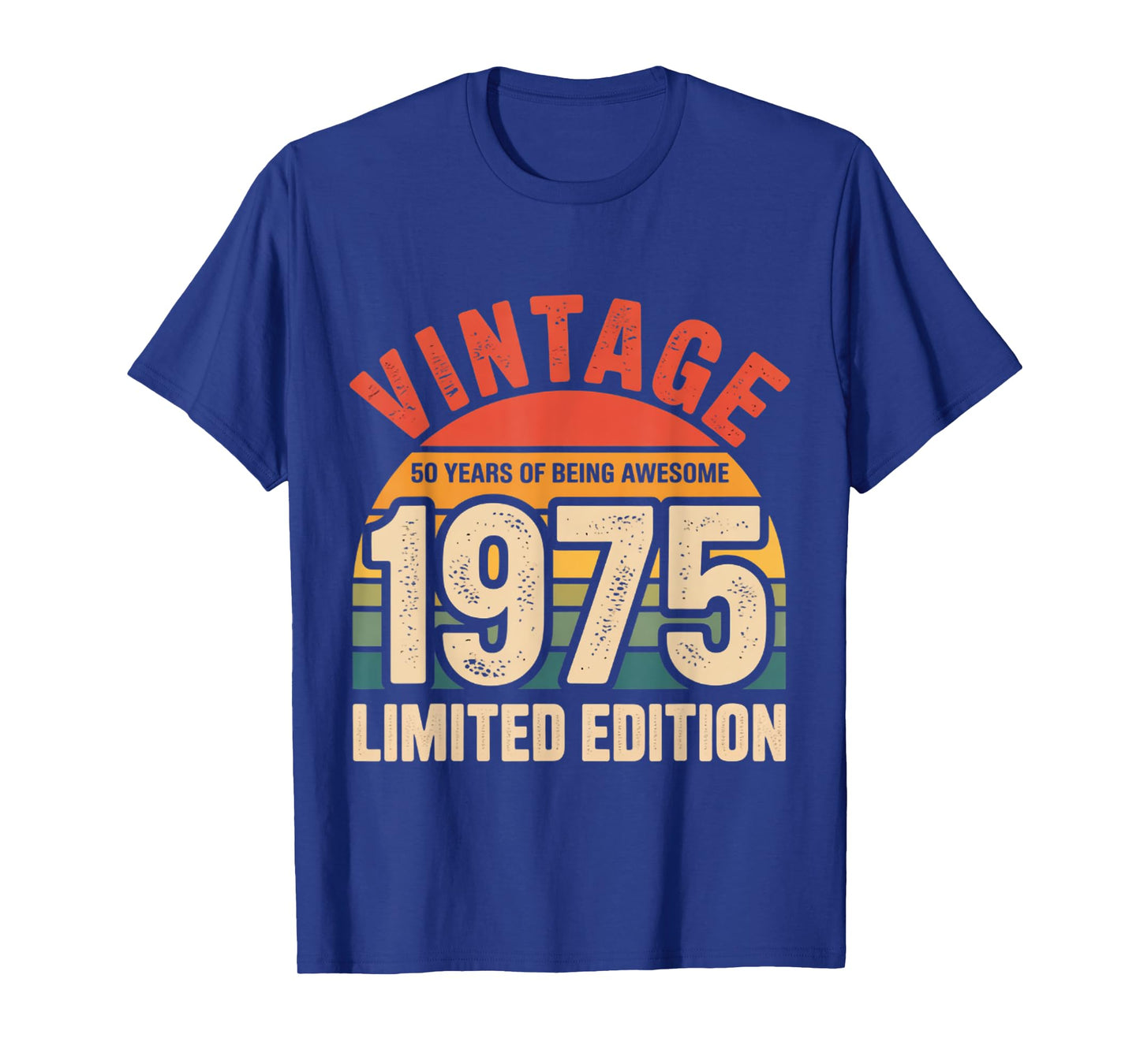 50 Year Birthday Decorations Men Gag 50yr 1975 50th Birthday T-Shirt
