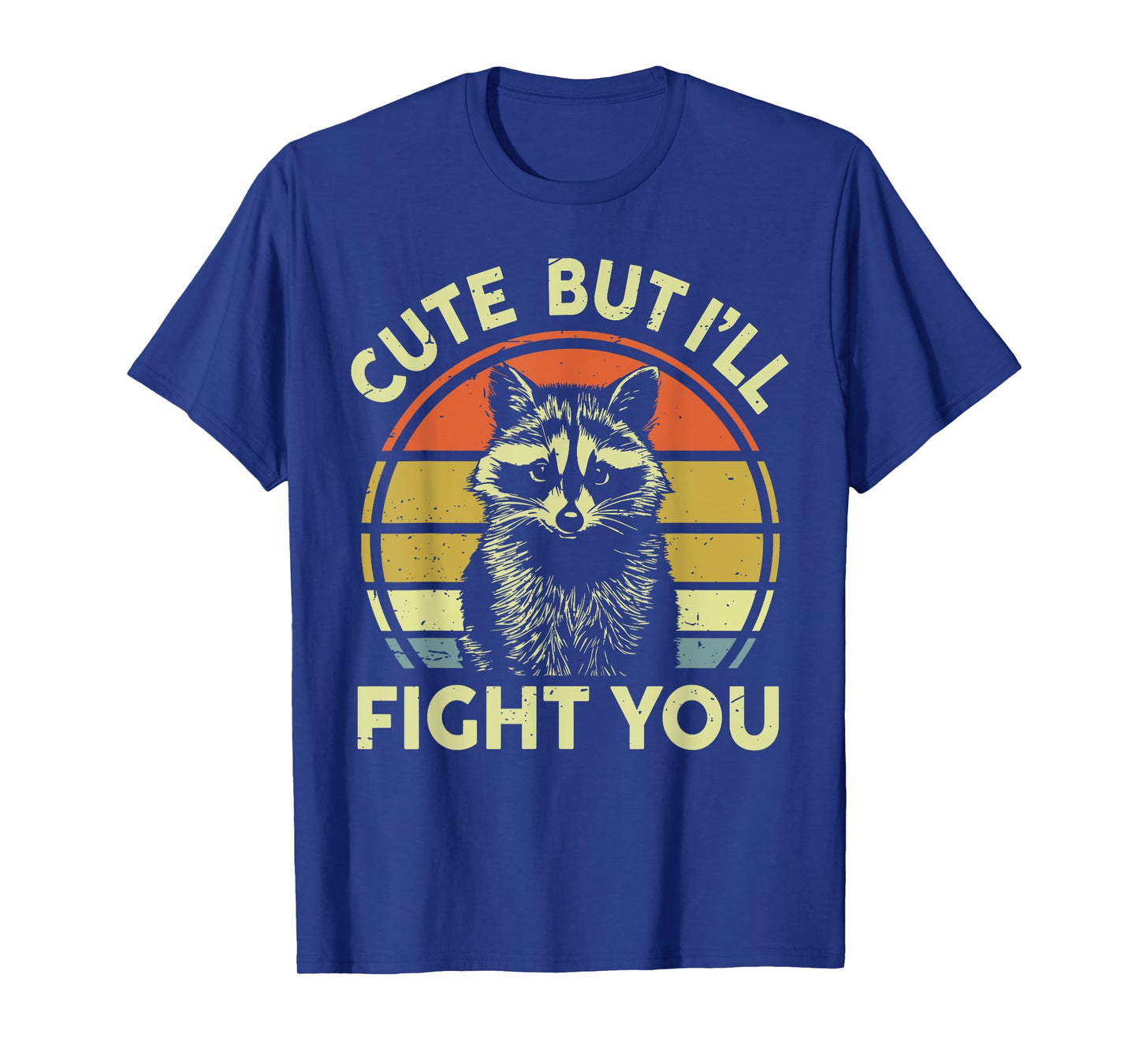 Cute But Ill Fight You Funny Raccoon Boy Toddler Trash Panda T-Shirt