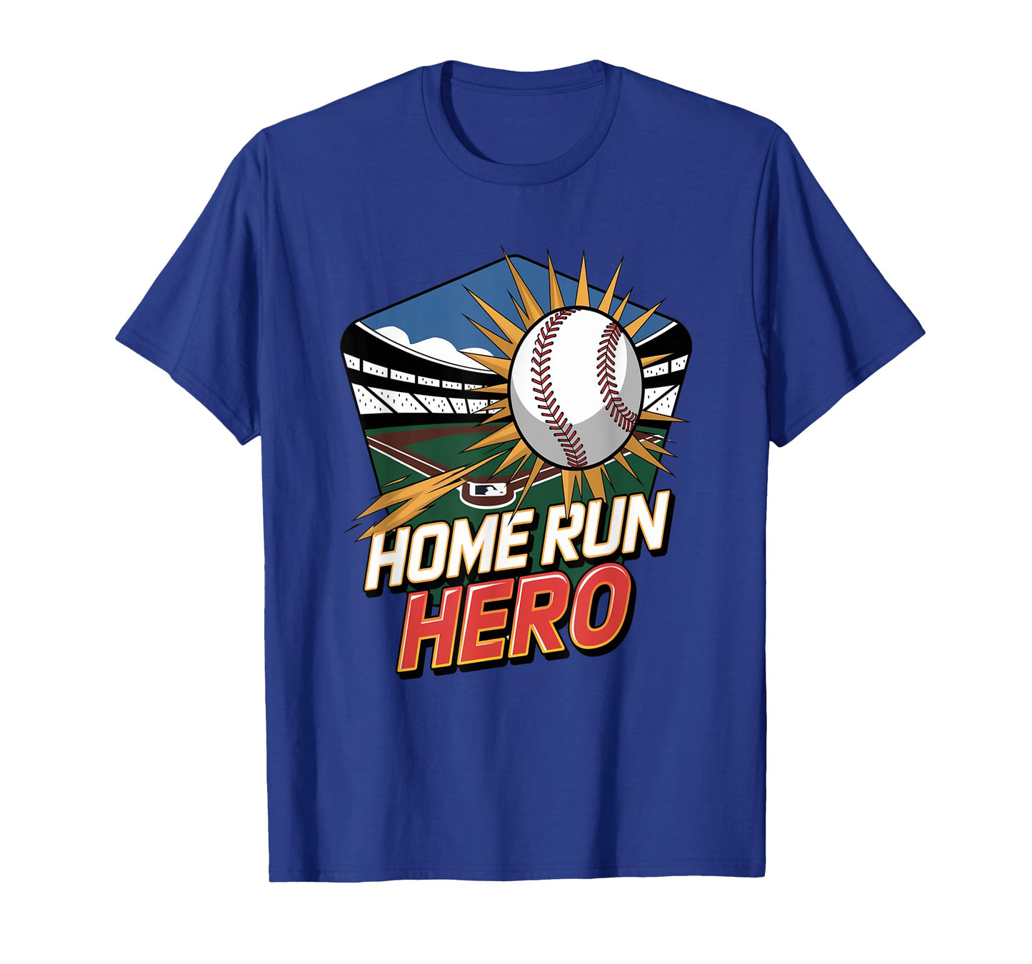 Home Run Hero Baseball Champions and Fans T-Shirt