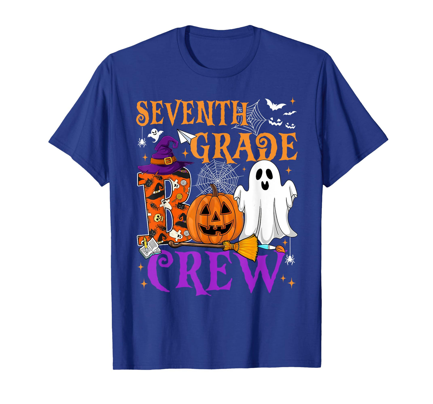 7th Grade Boo Crew Teacher Student Funny Halloween Costume T-Shirt