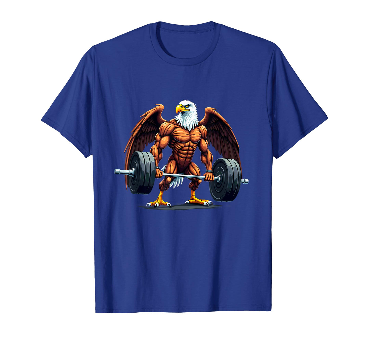 Workout Gym Eagle Deadlift Weightlifting T-Shirt