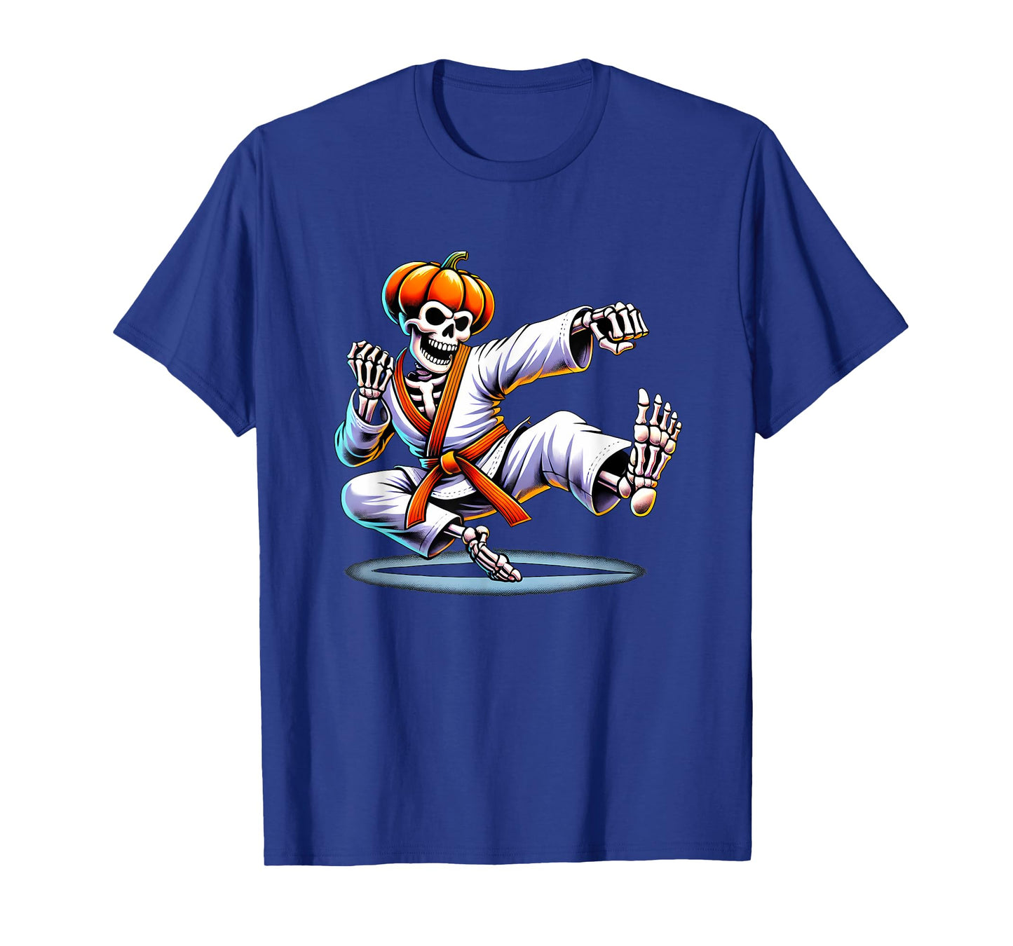 Halloween Skeleton Karate T-Shirt