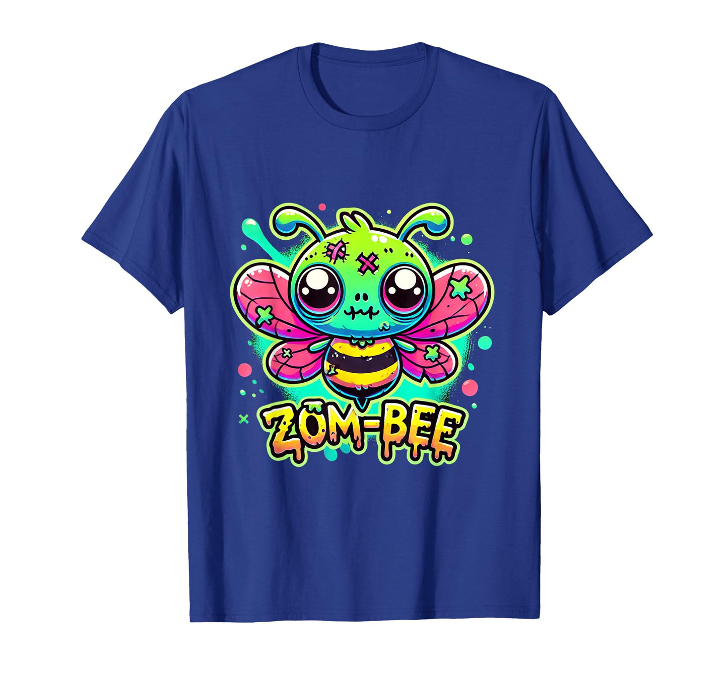 Zom-Bee Cute Halloween Creepy Zombie Bee Cartoon T-Shirt