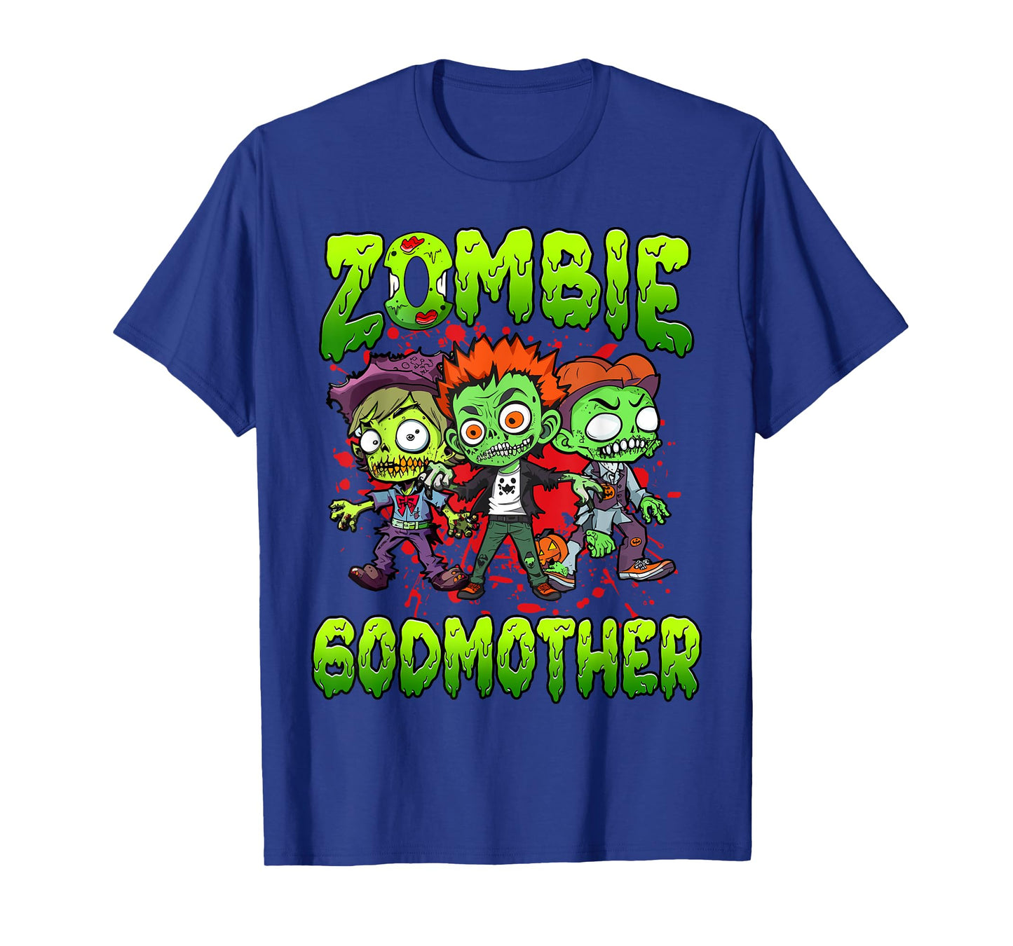 Zombie Godmother Halloween Costume Family Matching T-Shirt