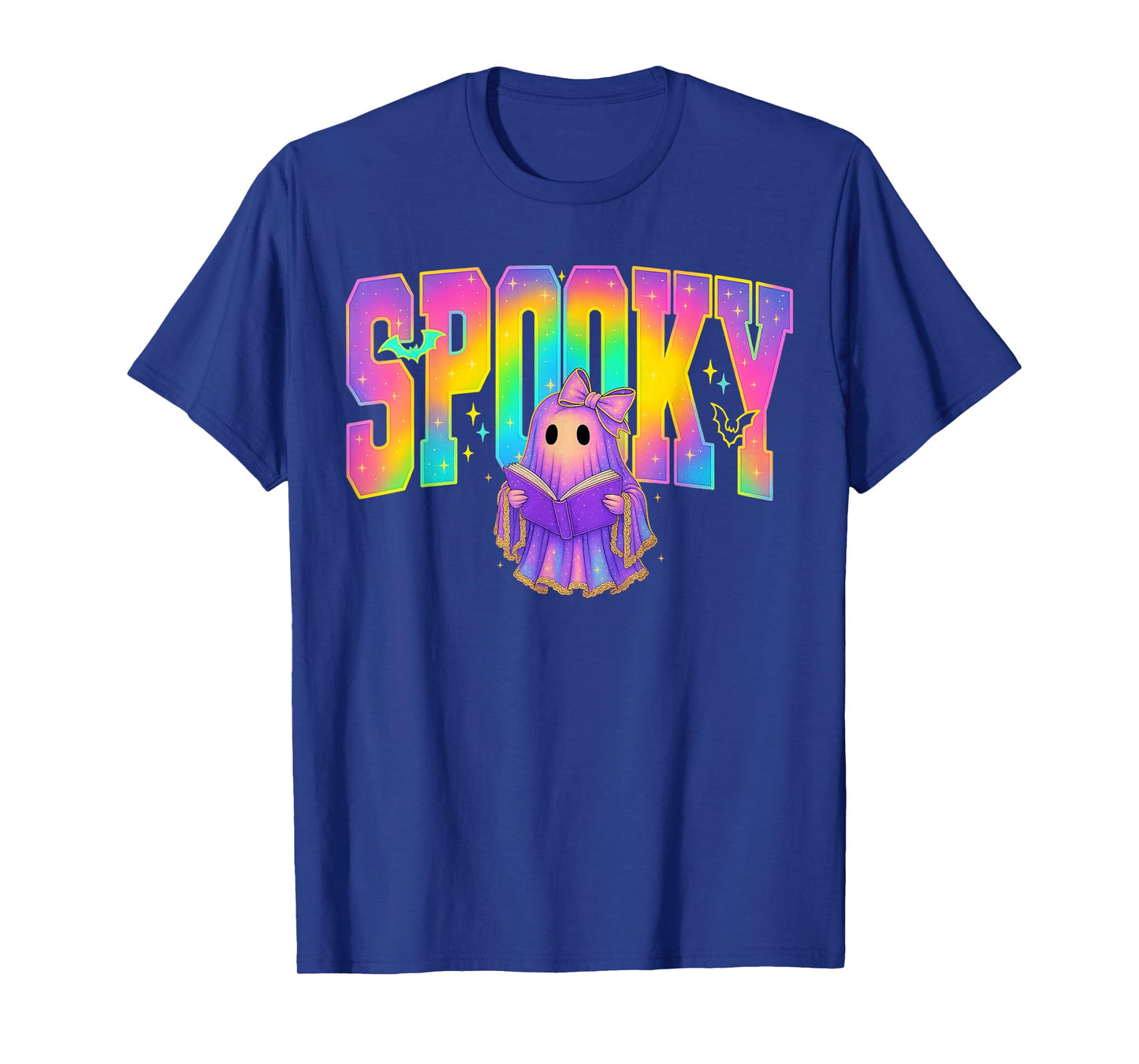 HUGvyn Halloween: Spooky Ghost Reading Librarian Book Lovers T-Shirt