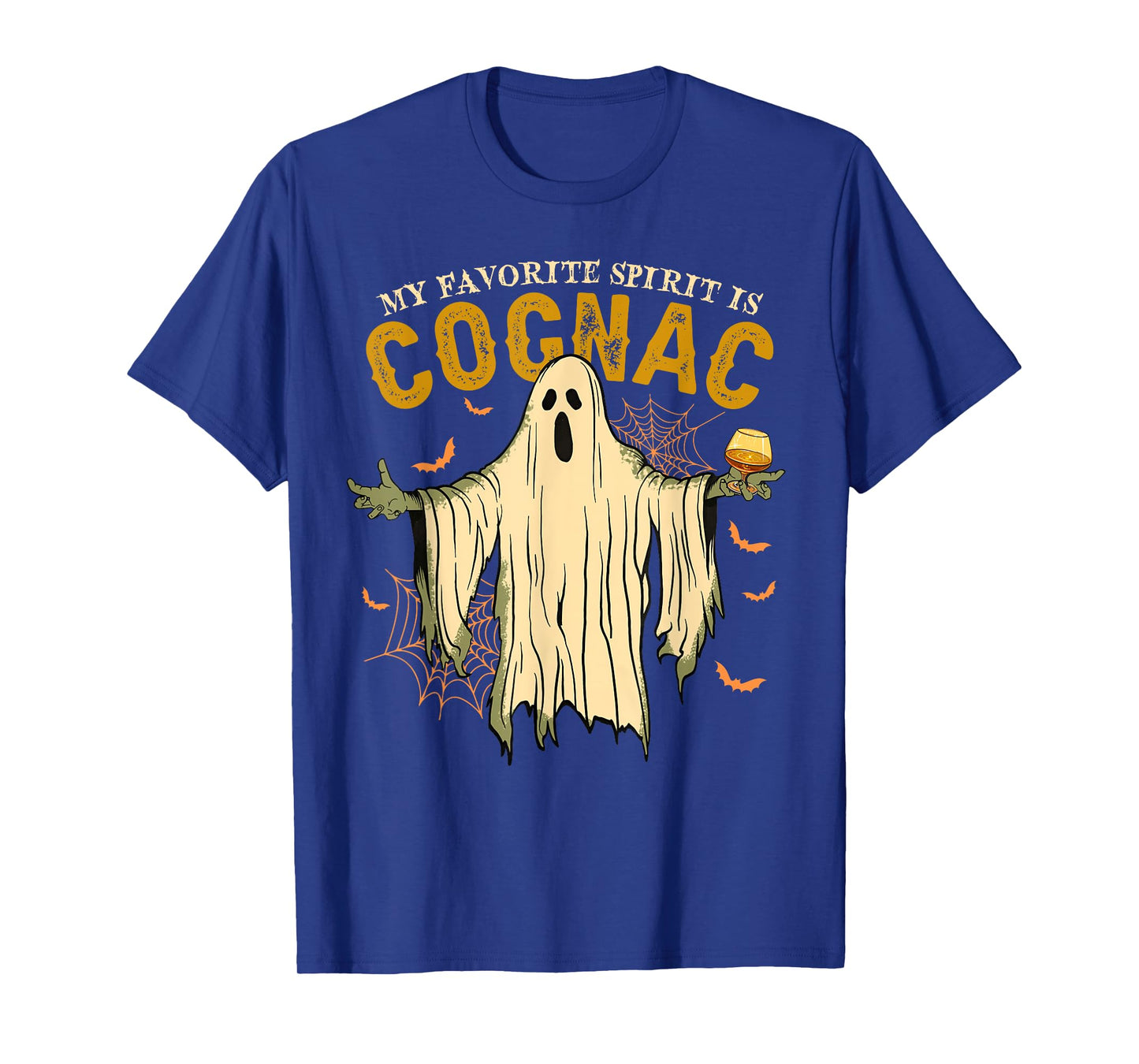 My Favorite Spirit Is Cognac Funny Ghost Halloween Costume T-Shirt