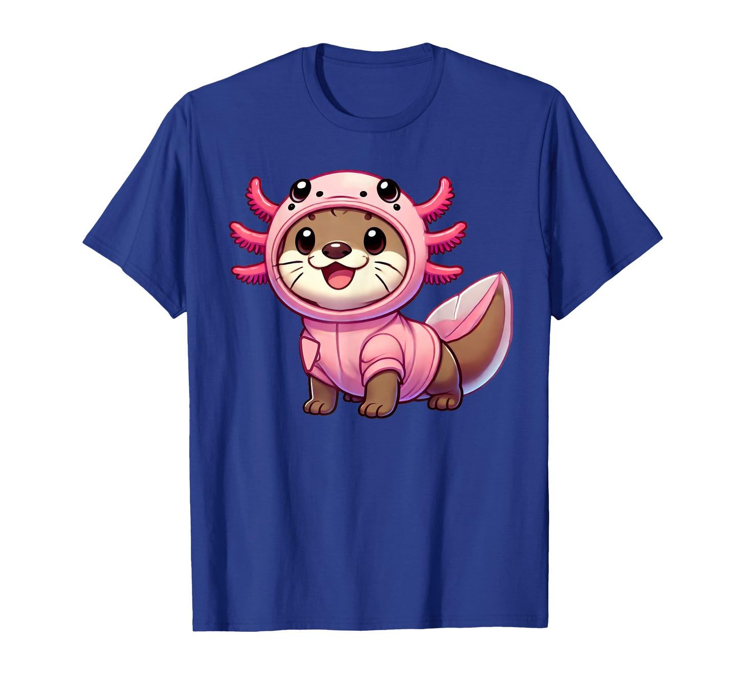 Kawaii Otter Axolotl Costume T-Shirt