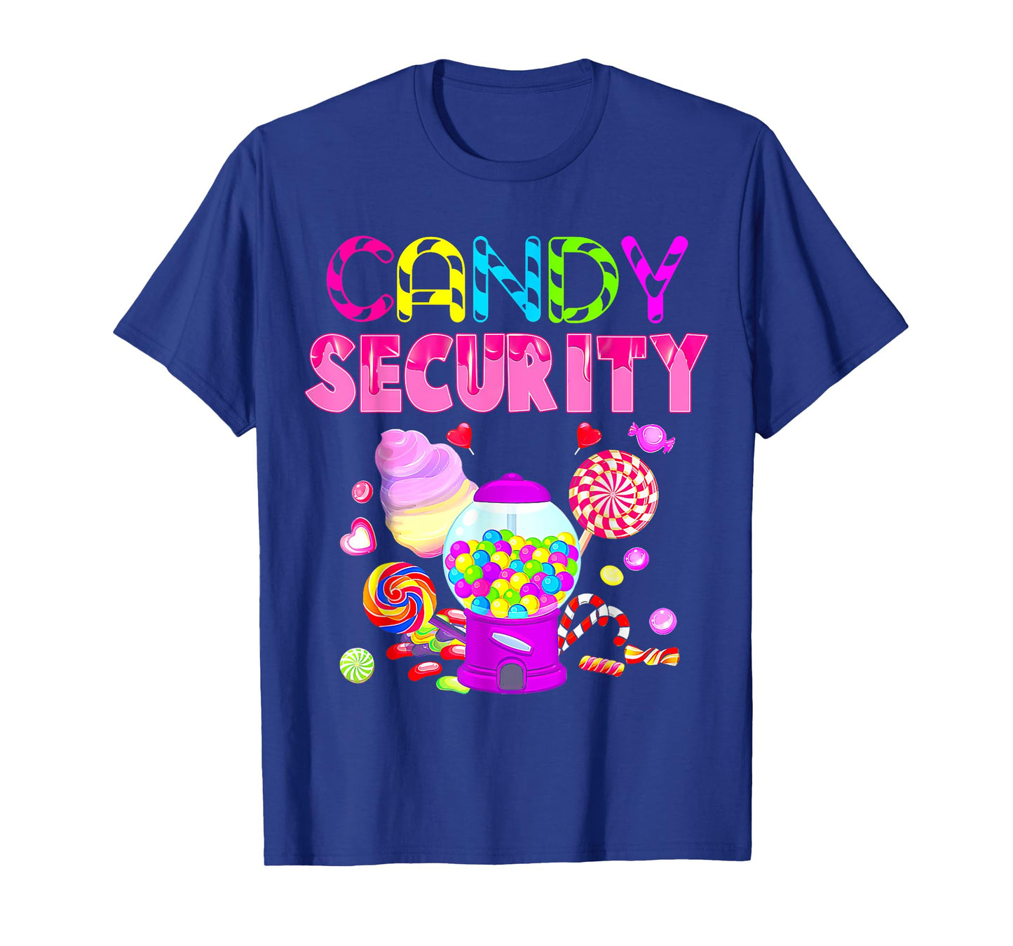 Candy Security Crew Candyland Costume Kids Teens Adult T-Shirt