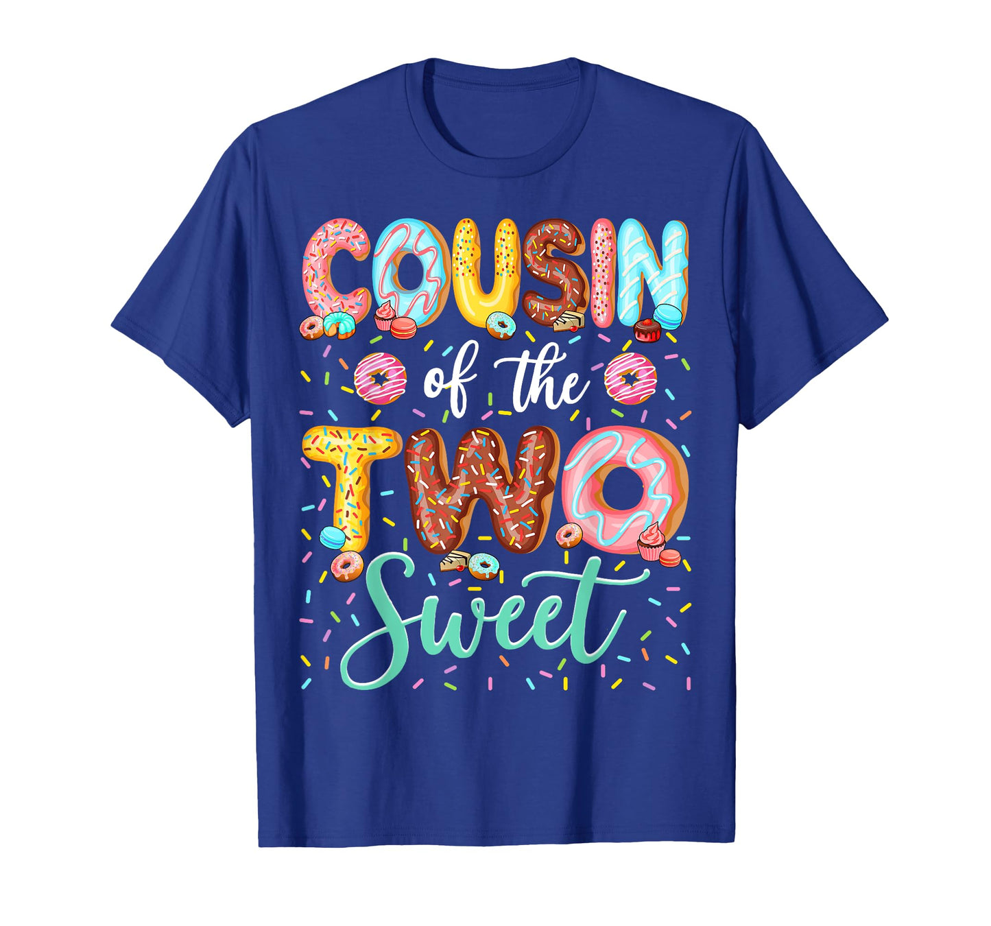 Cousin Of The Two Sweet 2Nd Birthday Boy Donut Lover T-Shirt