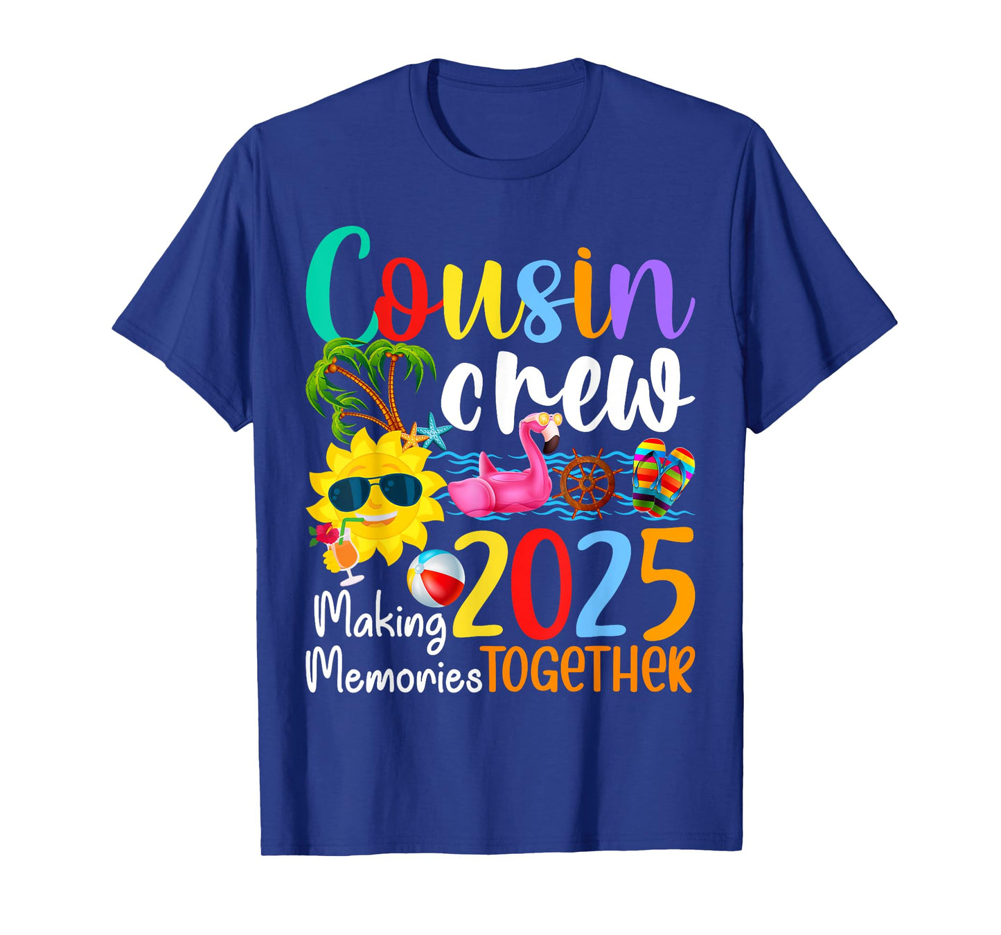 Cousin crew 2025 Summer Vacation Beach Family Trips Matching T-Shirt