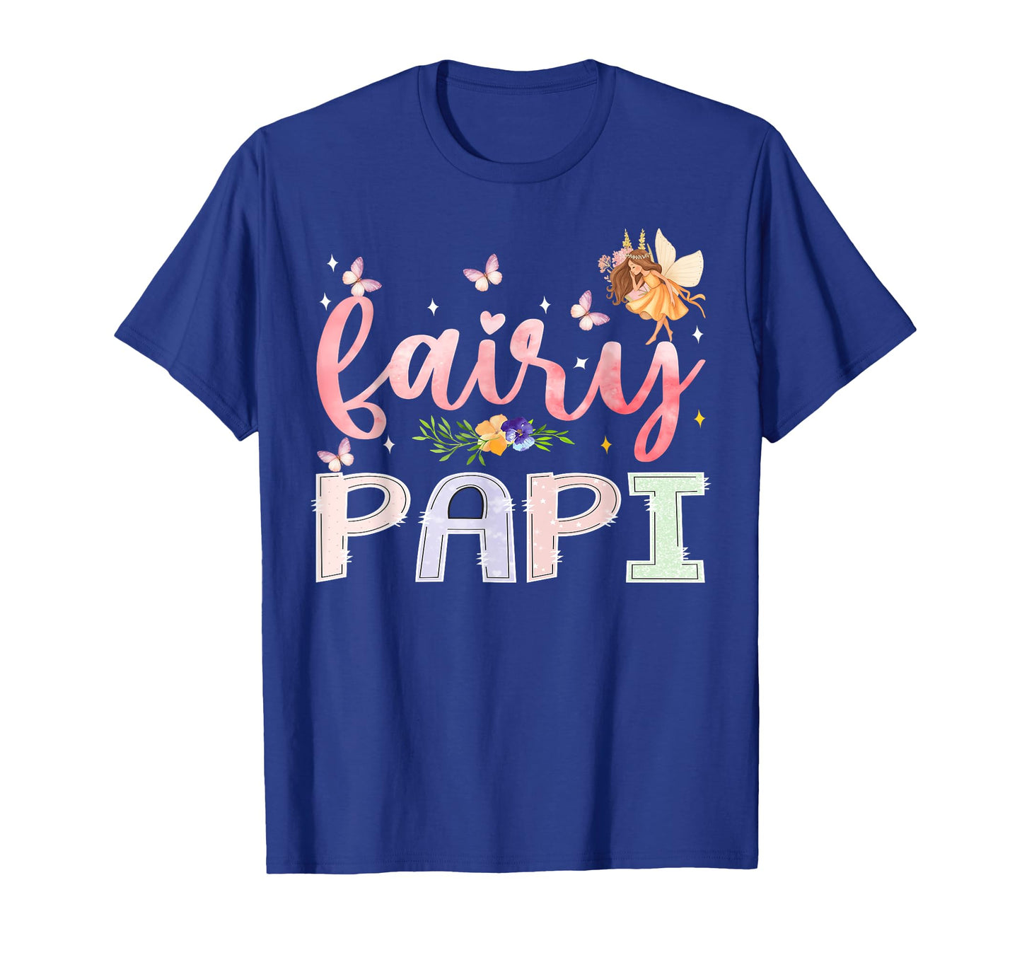 Fairy Papi Magical Floral Birthday Girl Fairytale Family T-Shirt