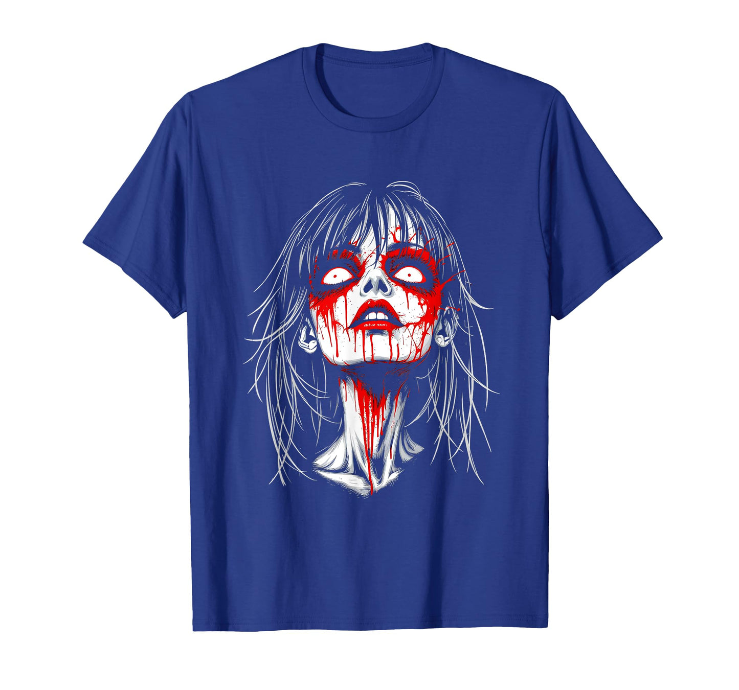 Horror Anime Manga Tee Gothic Outfit Japanese Chibi Girl T-Shirt