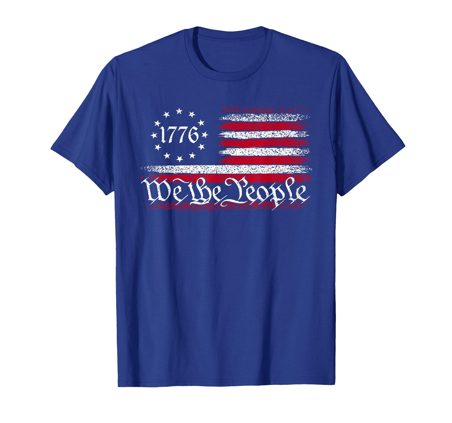 4th Of July We The People American 1776 Old American Flag T-Shirt