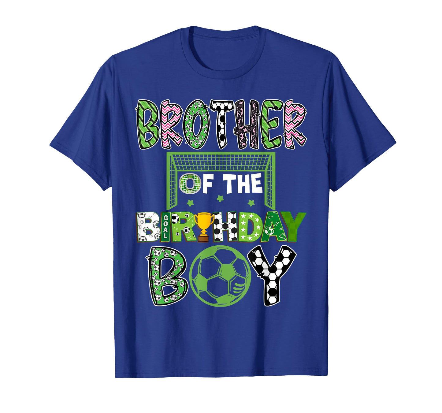 Brother Of The Birthday Boy Soccer Player Birthday T-Shirt