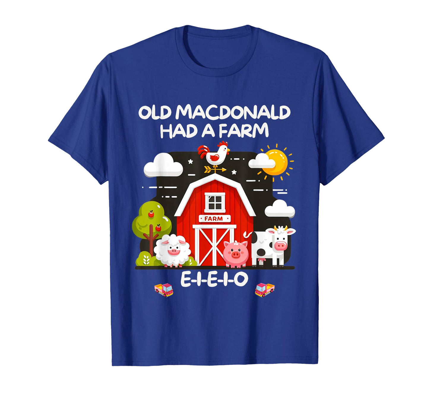 Old MacDonald Had a Farm E-I-E-I-O Boy Toddler Kids Birthday T-Shirt