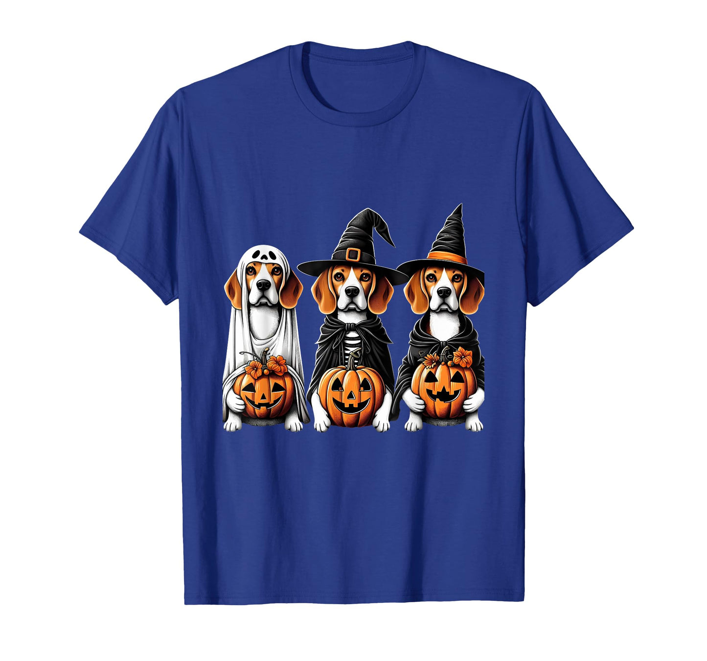 Beagle Ghost Halloween Dog Lovers Men Women Kids T-Shirt