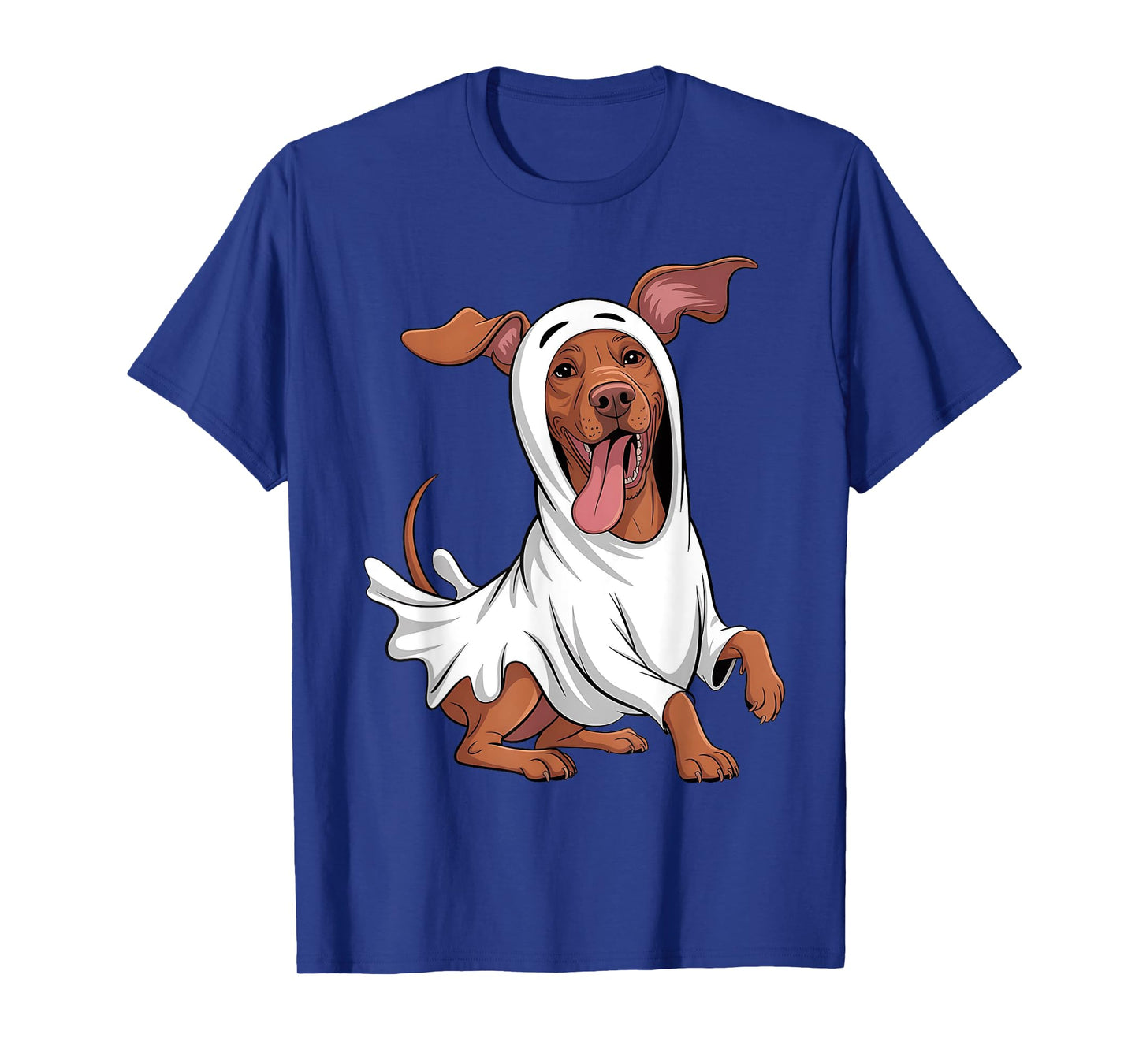 Vizsla Ghost Pumpkin Halloween Fall Dog Lover Women Men T-Shirt
