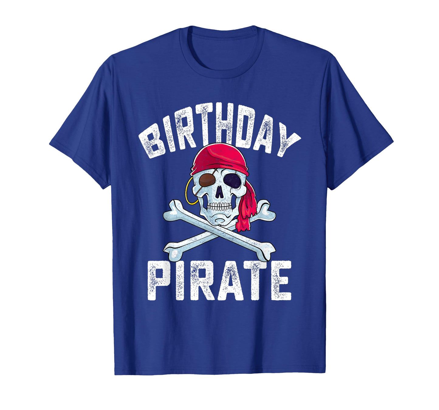 Birthday Pirate Crossbones Skull Family Halloween Themed T-Shirt