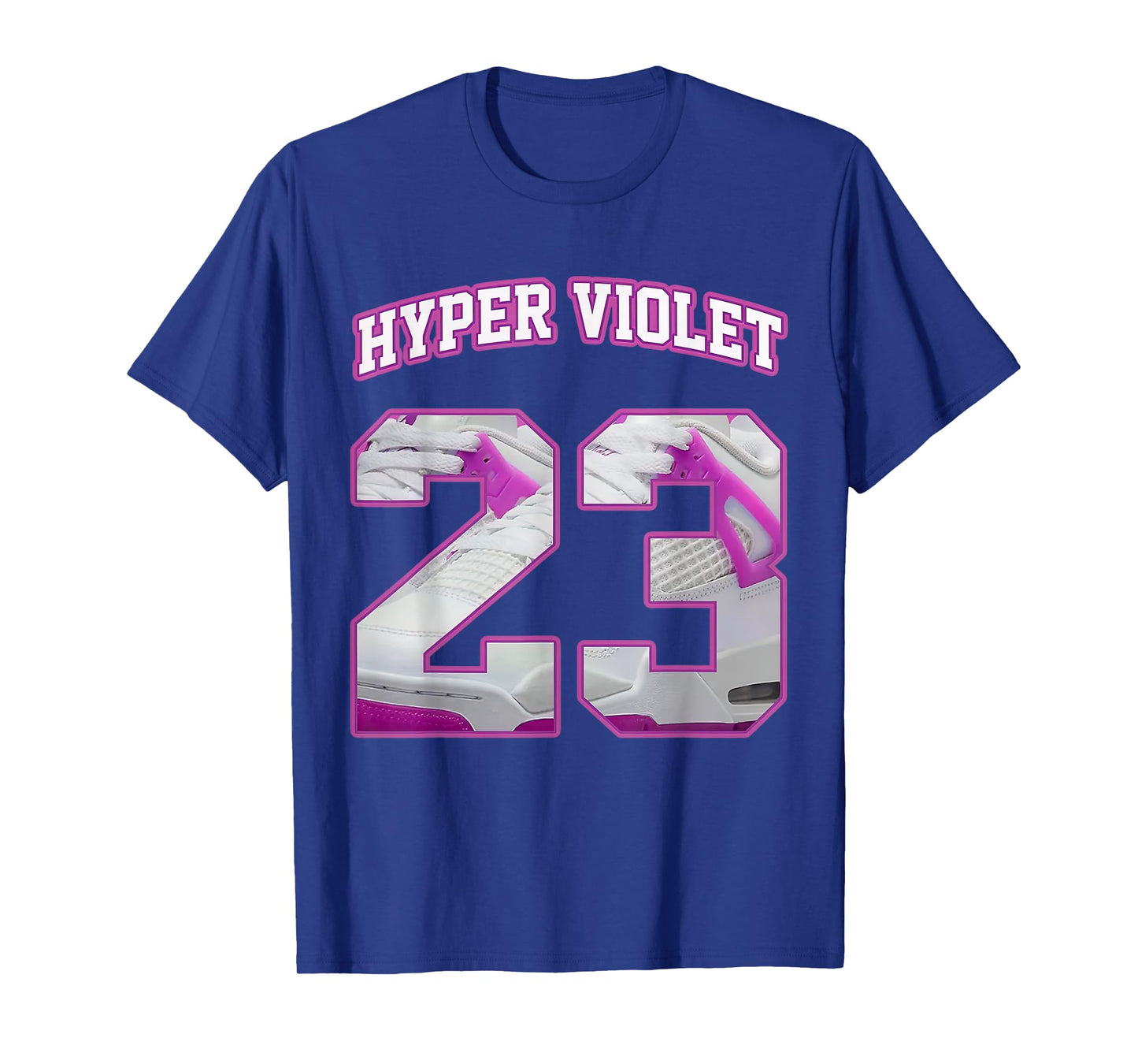 Number 23 Hyper Violet 4s Loser Lover Matching Tee Retro T-Shirt