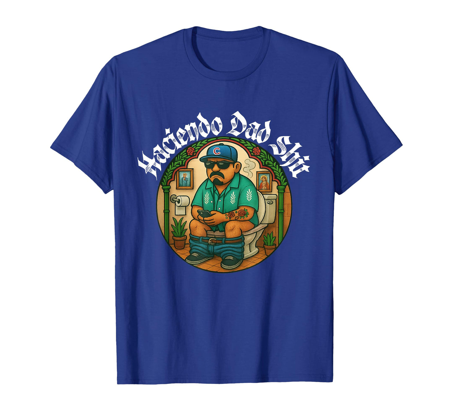 Doing Dad Sht Haciendo Spanish Dad Jokes Funny Father's Day T-Shirt
