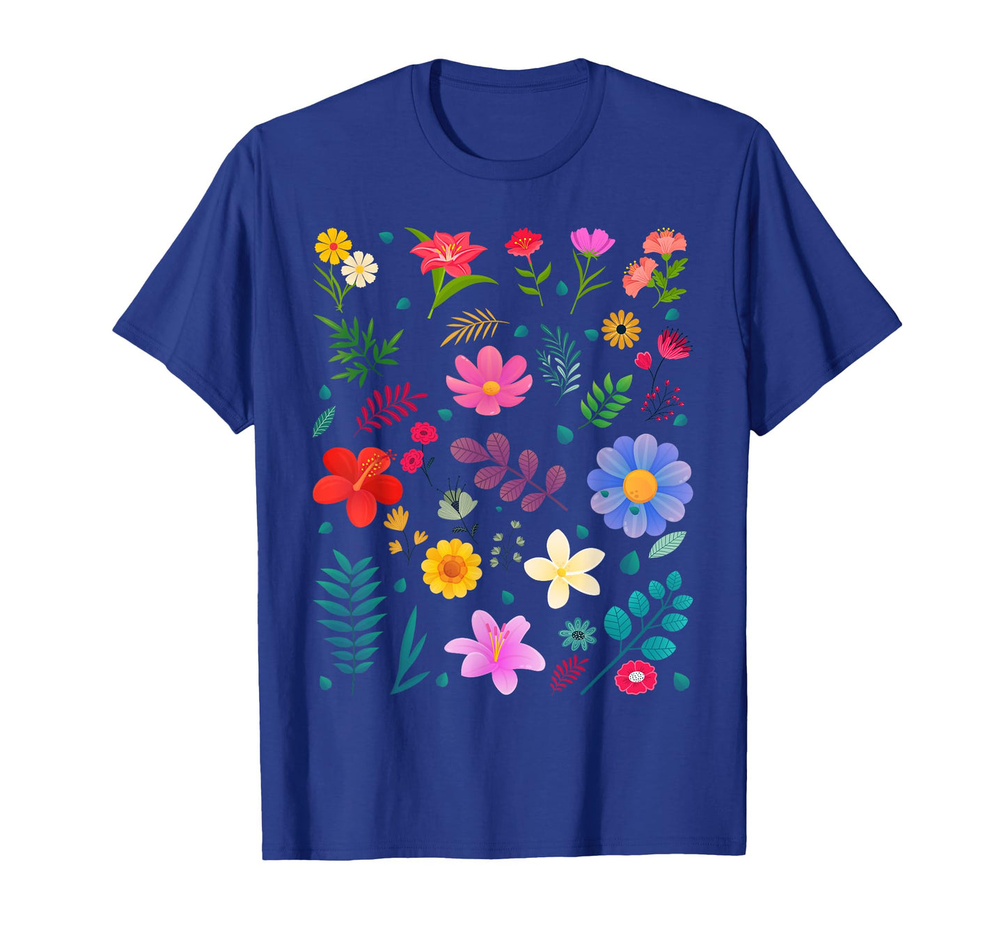 Flower Graphic Tees For Women Wildflower Floral Gardening T-Shirt