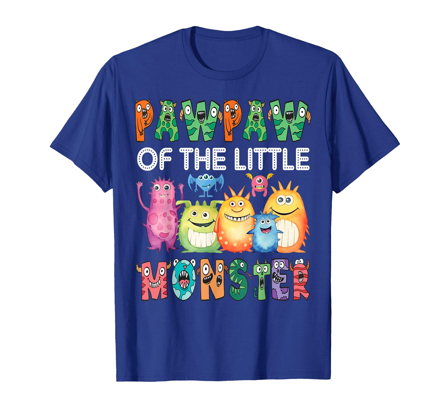 Pawpaw Of The Little Monster Kids 1St Birthday Party T-Shirt