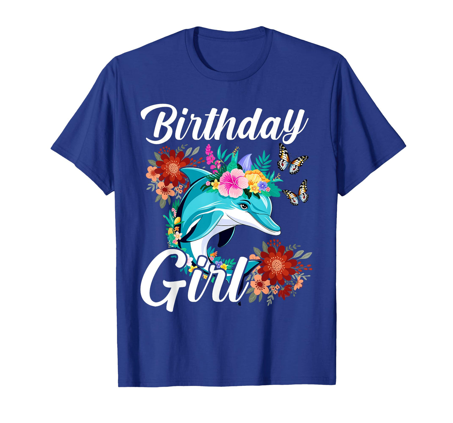 Dolphin Birthday Party Team Birthday Girl Love Sea & Beach T-Shirt