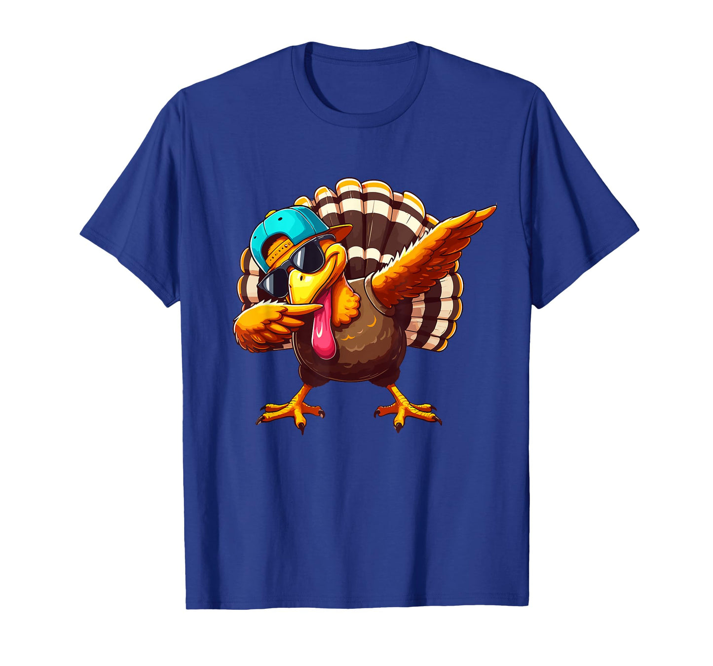 Dabbing Turkey Thanksgiving Day Pilgrim Boys Kids Funny Dab T-Shirt