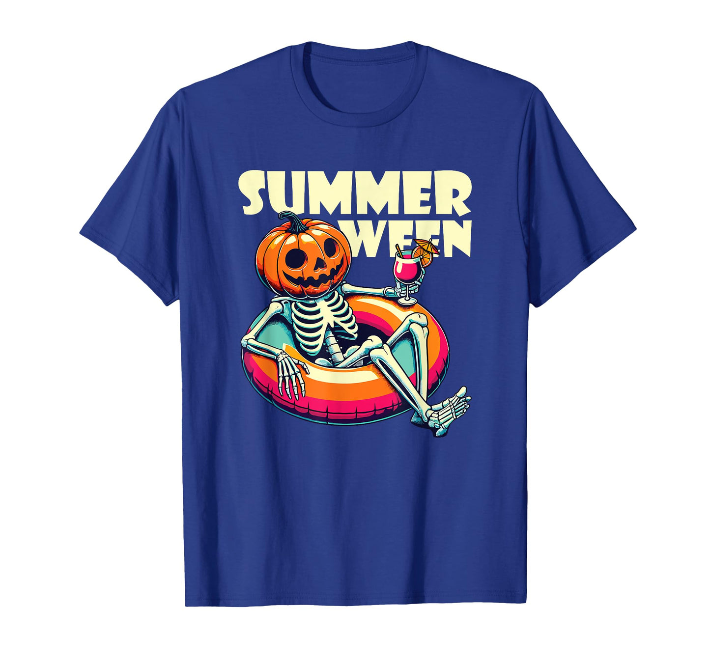 Happy Summerween Summer Halloween Ghost T-Shirt