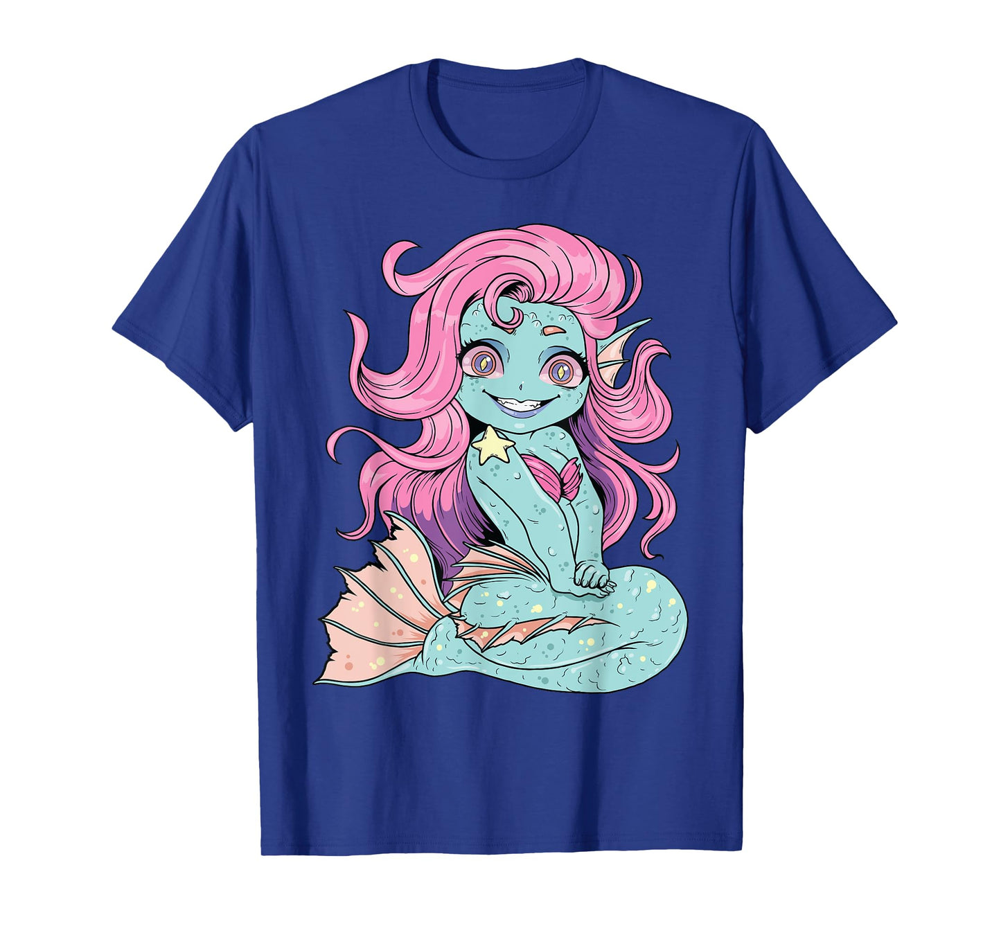 Pastel Goth Mermaid Shirt Kawaii Zombie Mermaid Cute Witchy T-Shirt