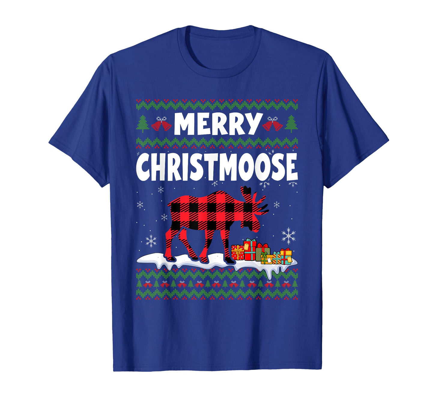 Merry Christmoose Christmas Moose Lover Xmas Holiday T-Shirt