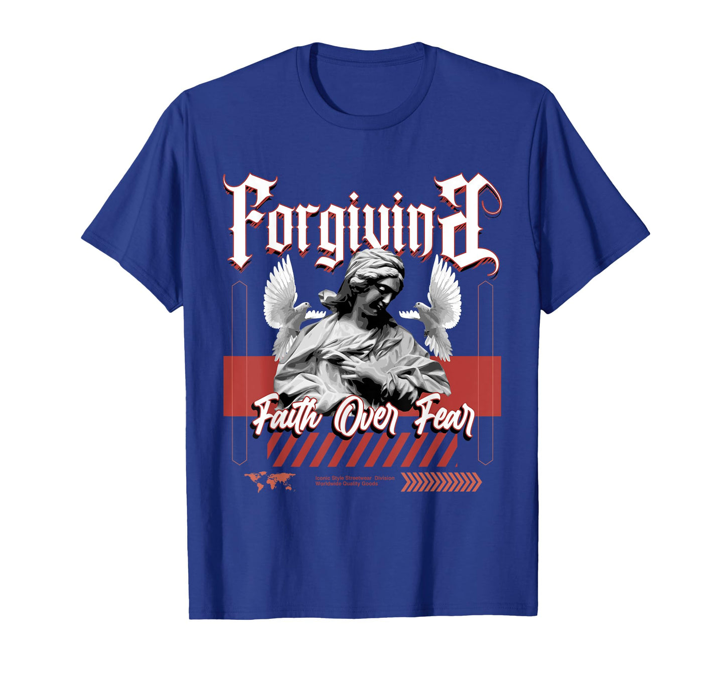 Faith Over Fear Dune Red 13s Matching Tee For Men Women T-Shirt