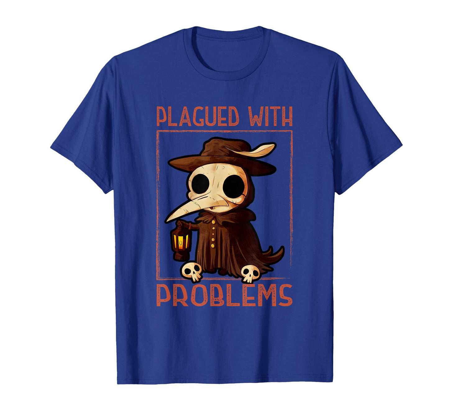 Plagued With Problems Steampunk Plague Doctor Graphic T-Shirt