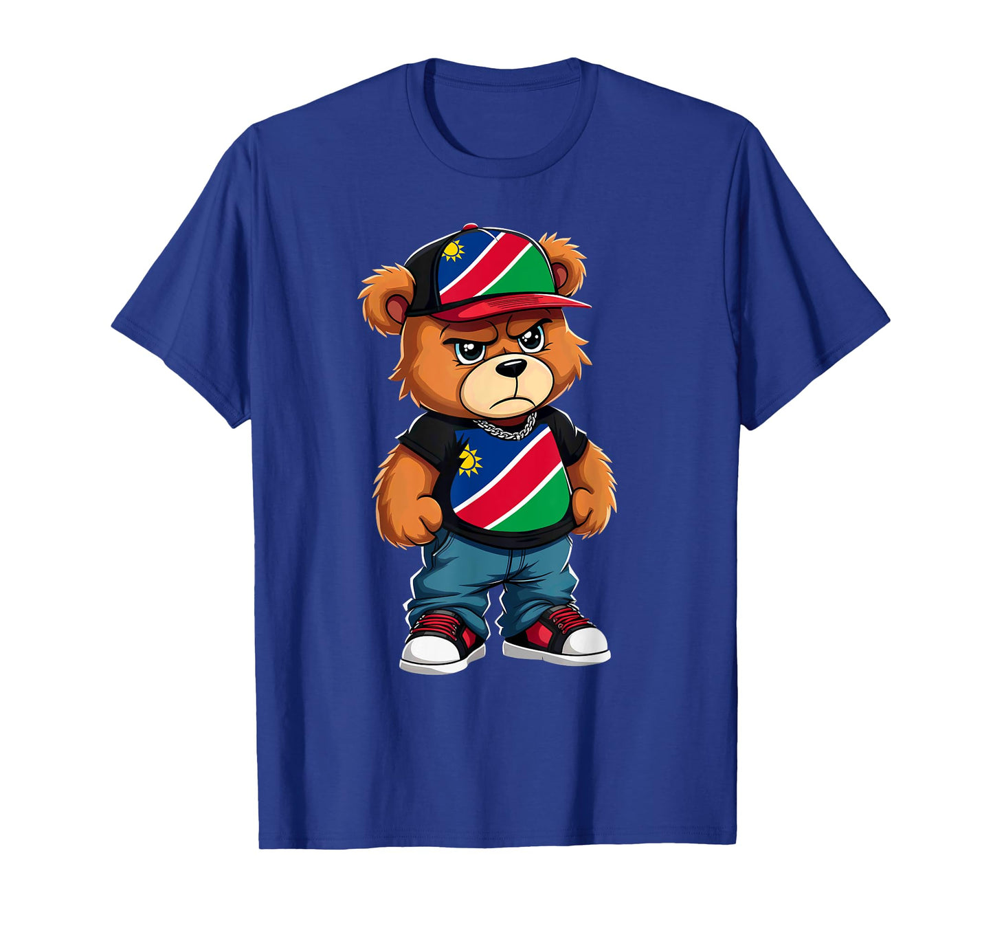 Namibian Flag Teddy Bear Namibia Hip Hop T-Shirt